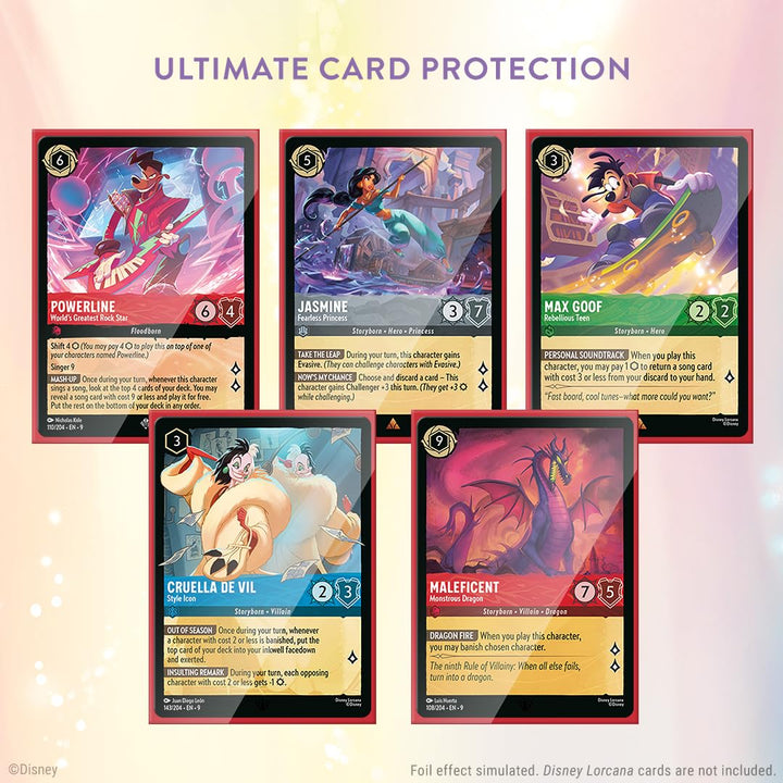 Ravensburger Disney Lorcana Trading Card Game - 65 Mulan Card Sleeves