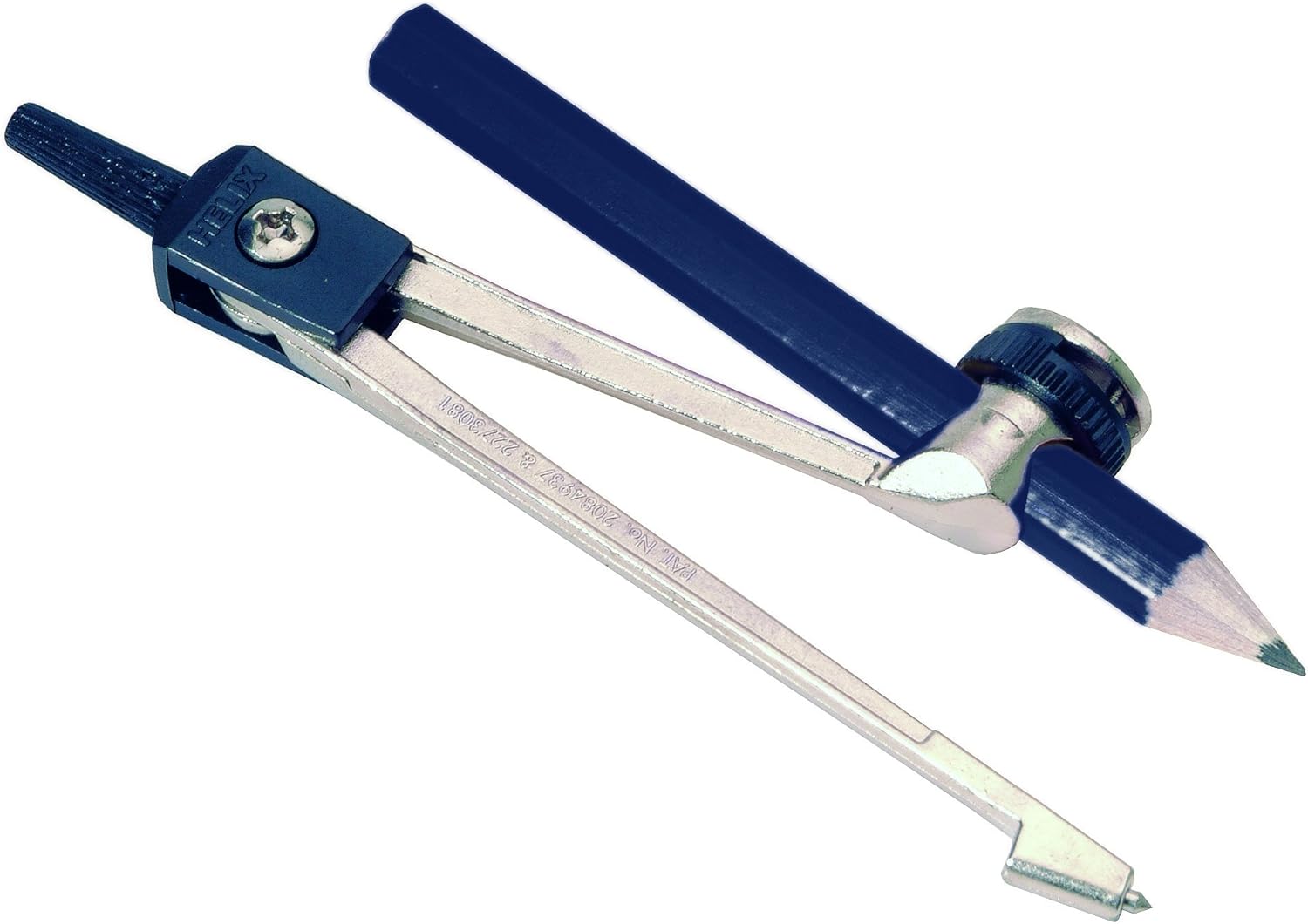 Helix Oxford Metal Compass & Pencil, Black 2