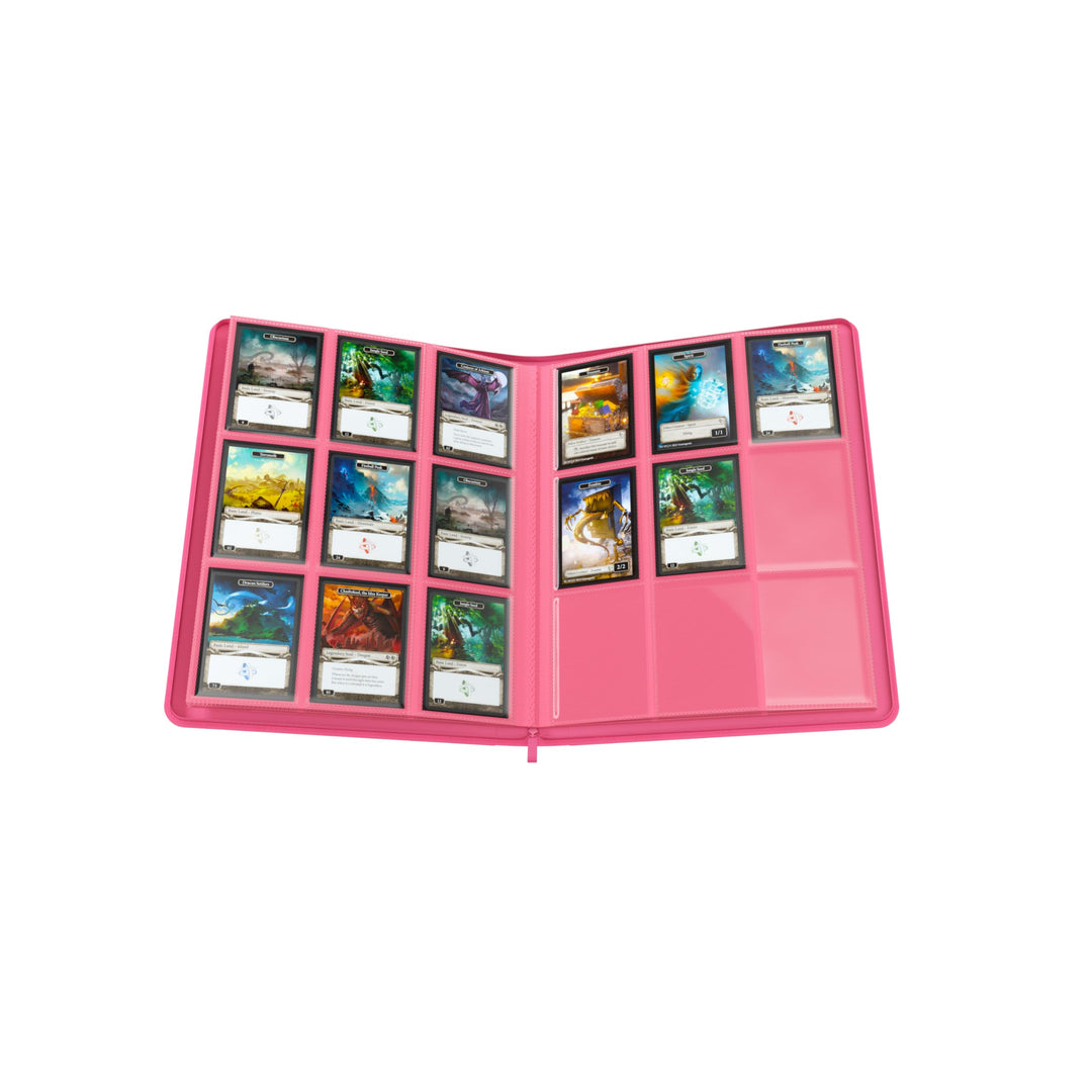Gamegenic Zip-Up Album 18-Pocket - Pink Trading Card Game Organizer