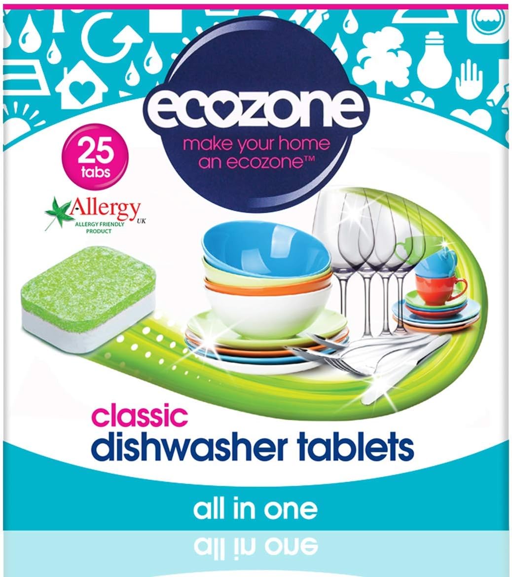 Ecozone - Classic All in One Dishwasher Tablets (25 Tablets) 1
