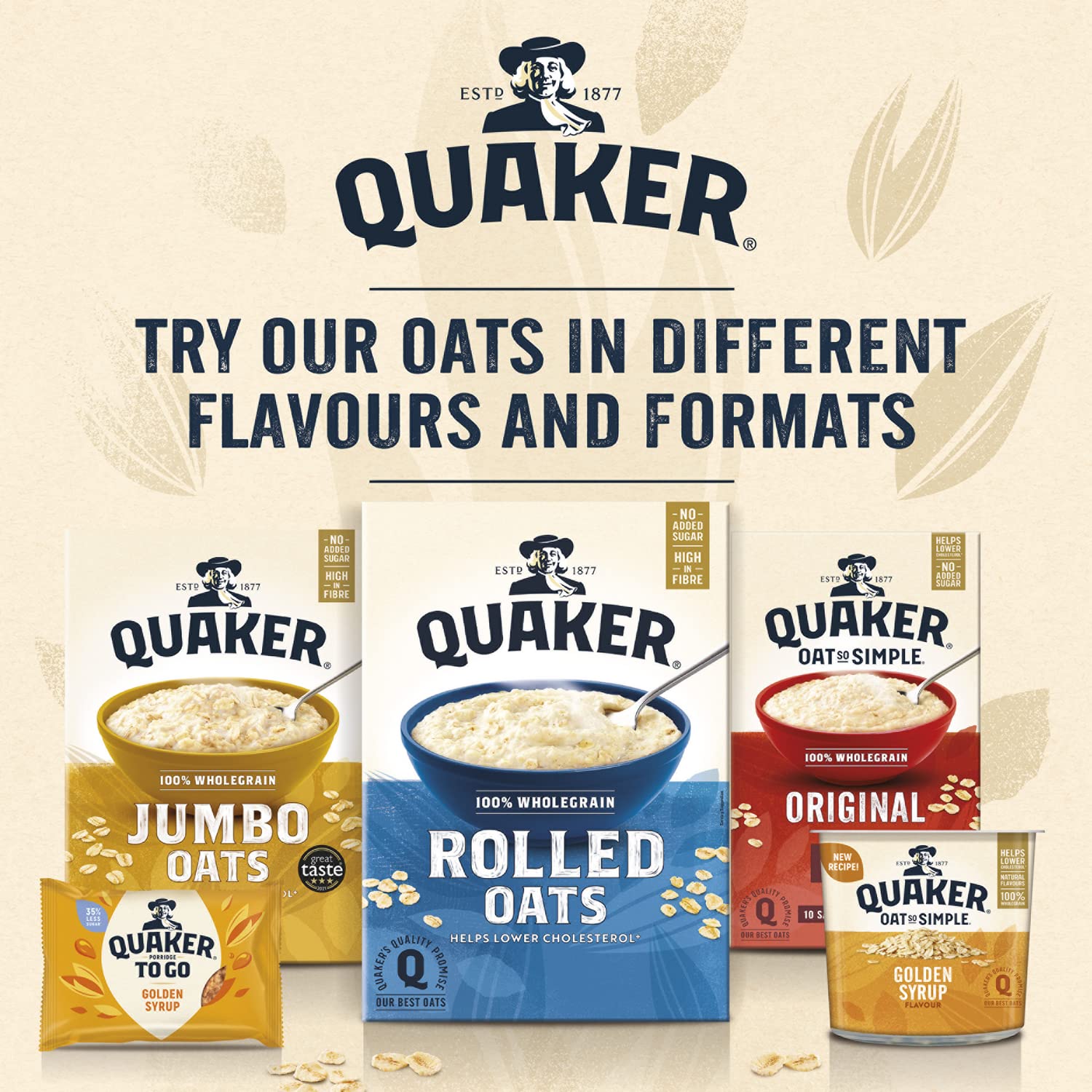 Quaker British Porridge Rolled Oats 1kg 5