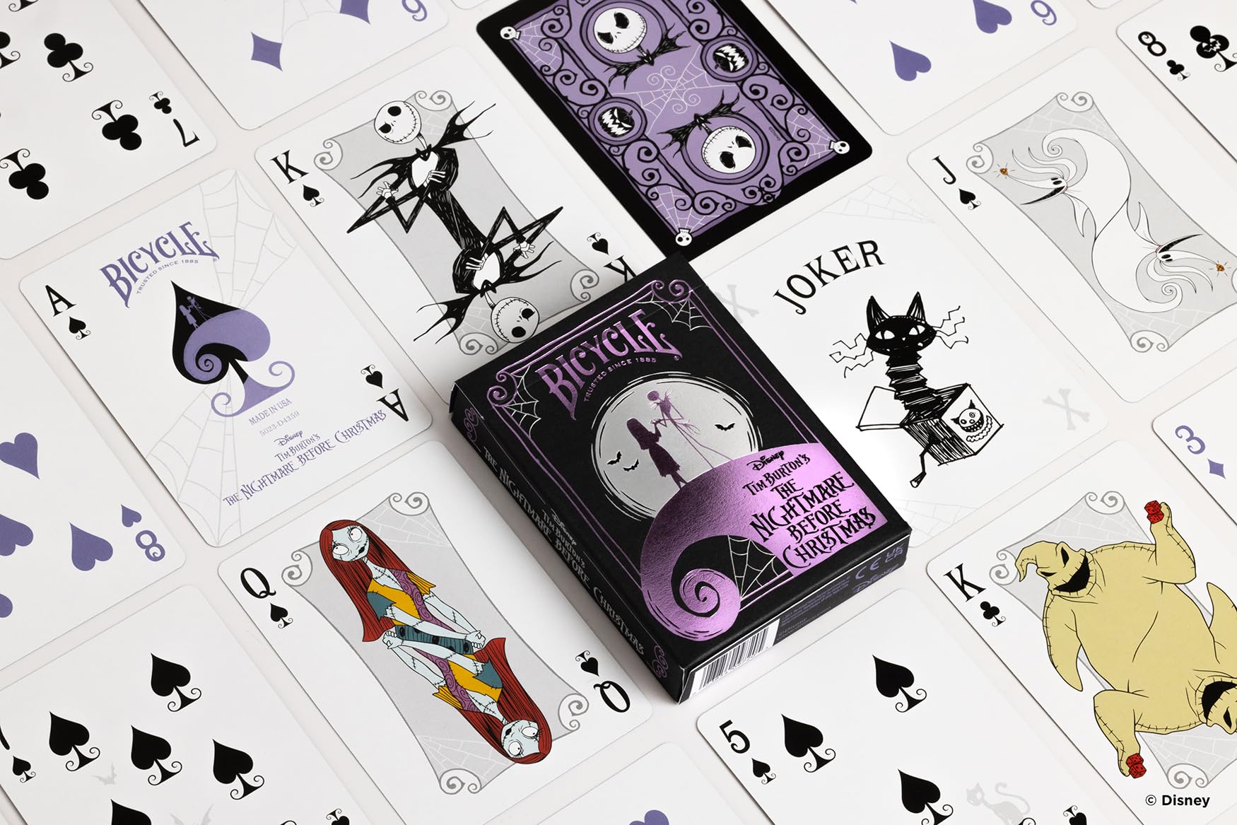 Bicycle The Nightmare Before Christmas Playing Cards - 1 Deck, Air-Cushion Finish 3