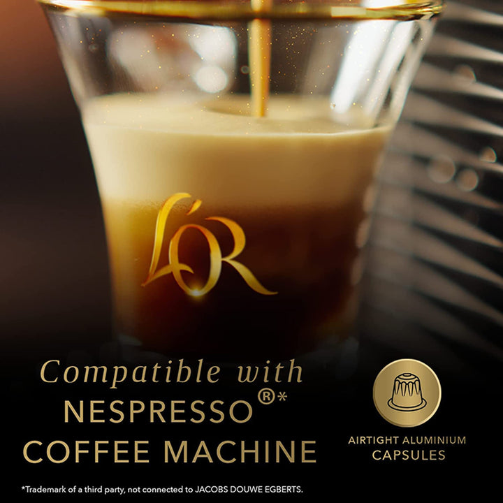 L'OR Origins Colombia Coffee Pods x200 - Rainforest Alliance Certified, Compatible with Nespresso & L'OR BARISTA Machines