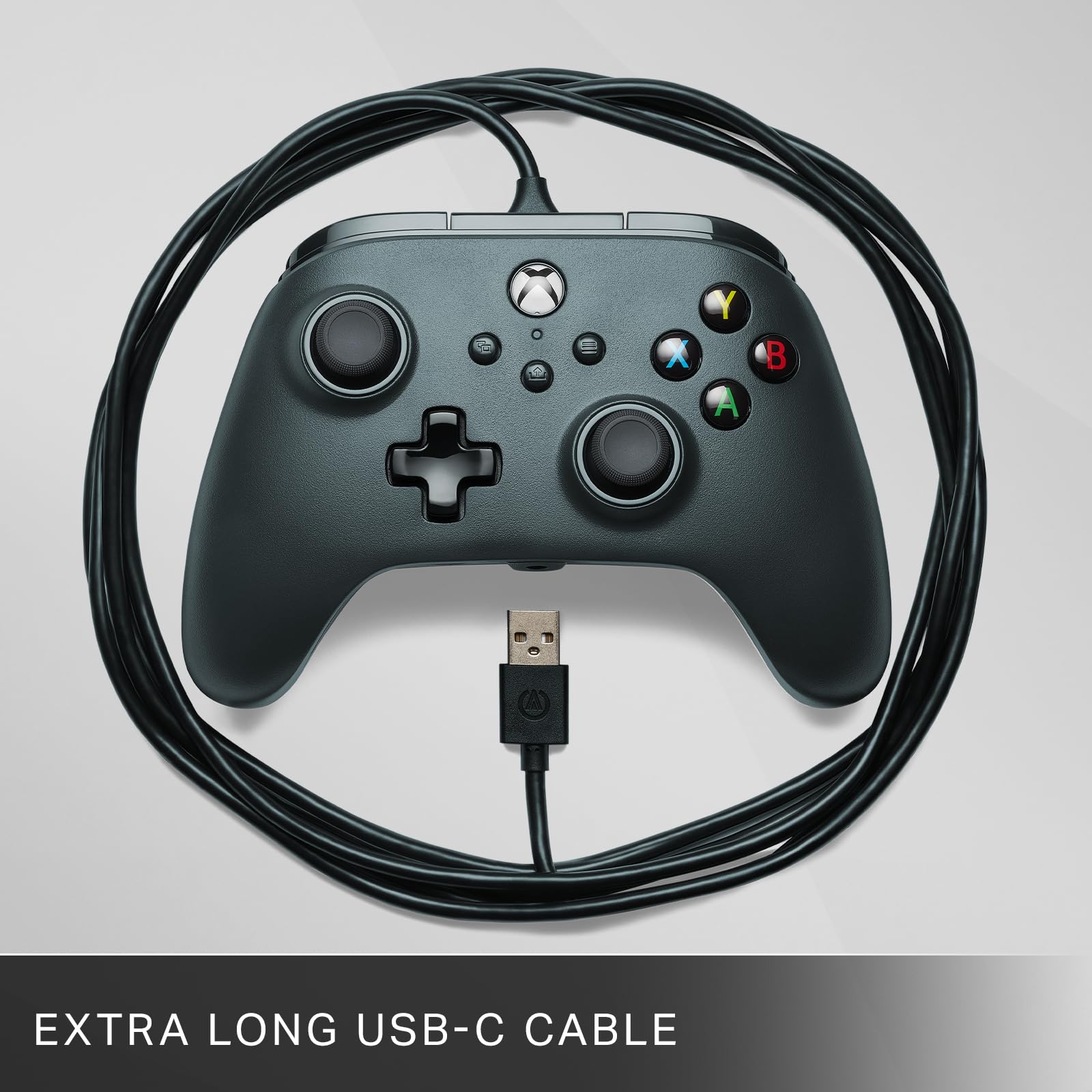 PowerA Wired Controller for Xbox Series X|S, Xbox One, PC - Officially Licensed with Dual Rumble, Immersive Triggers, 10ft USB-C Cable 8