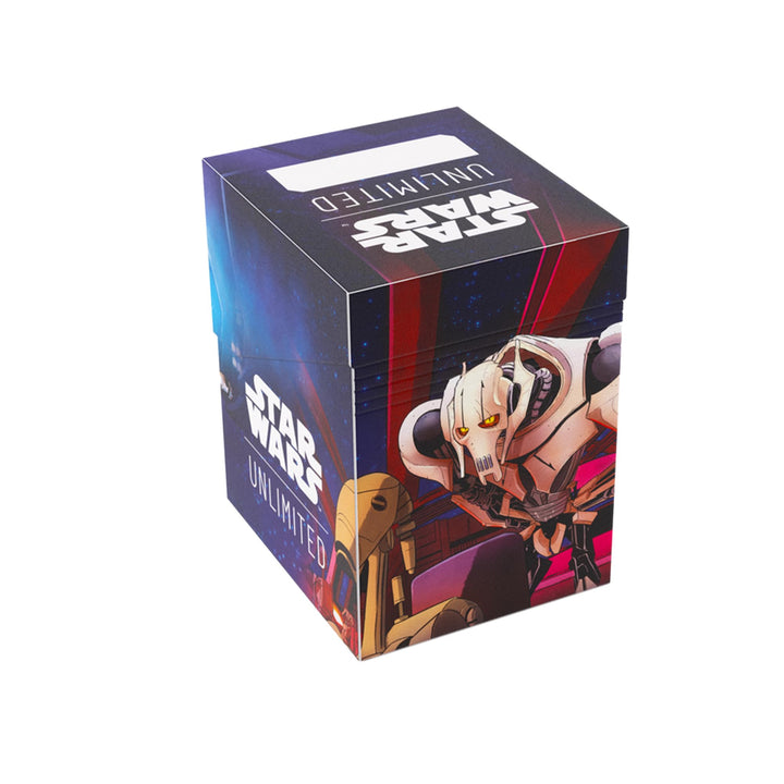 Gamegenic Star Wars Unlimited Soft Crate - Deck Box with Token Storage for Ahsoka Tano & General Grievous