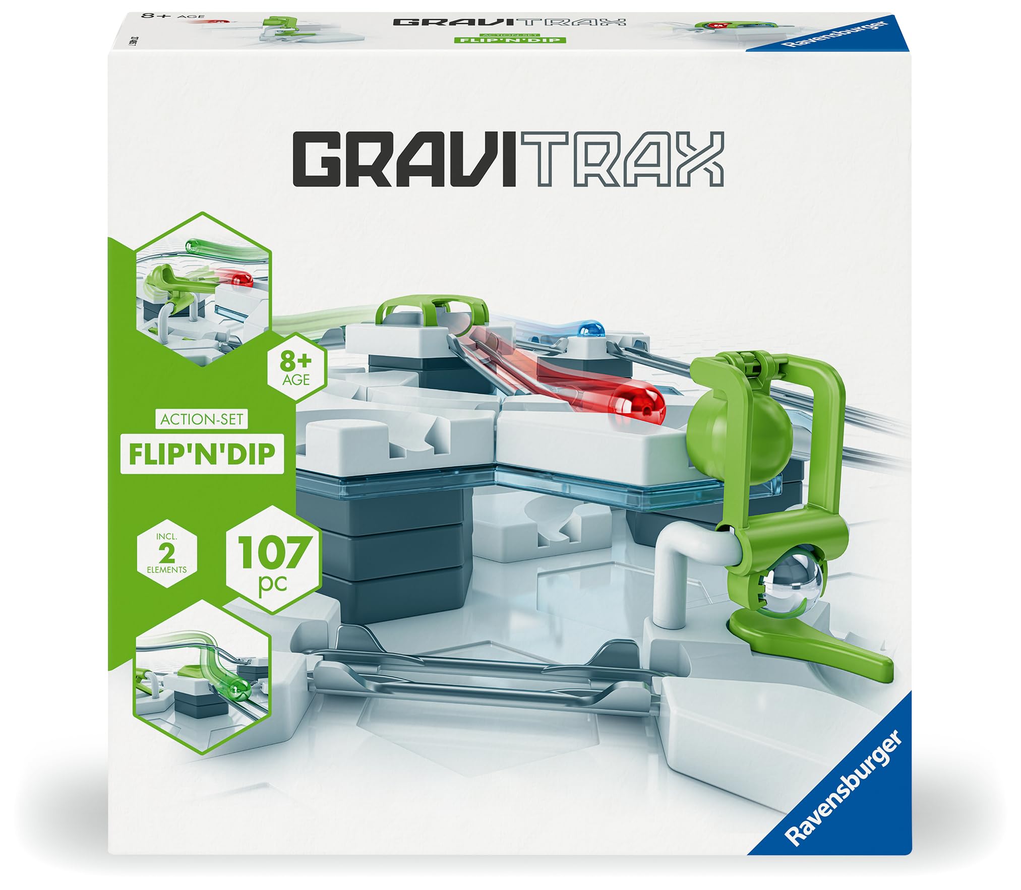 Ravensburger GraviTrax Flip n Dip Starter Set - Marble Run Construction Toy