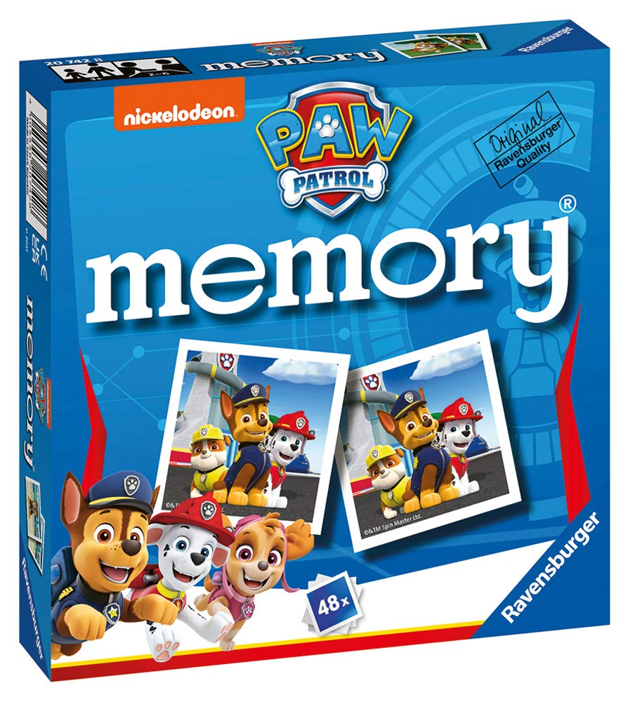 Ravensburger Paw Patrol Mini Memory Game - Matching Card Game for Kids