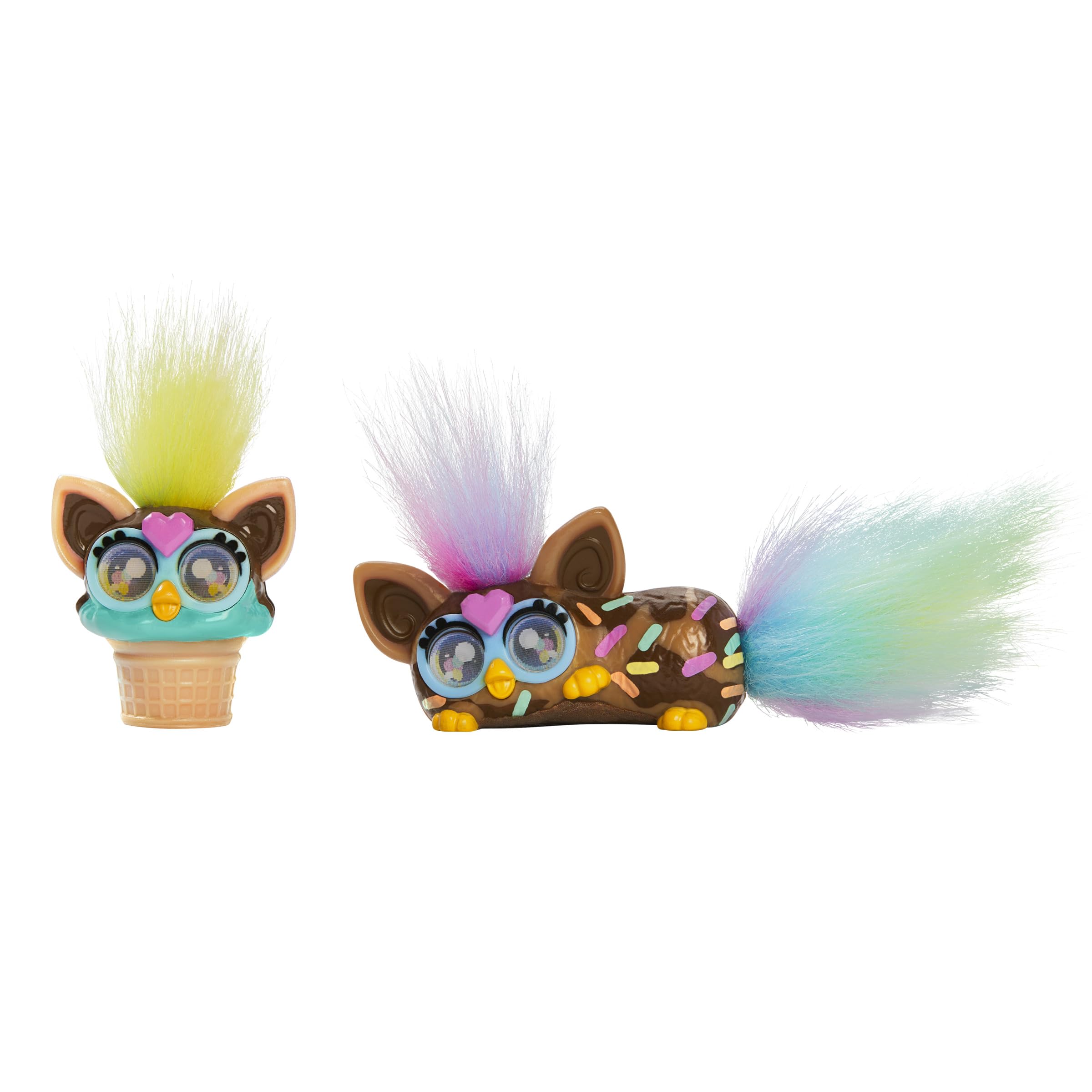 Furby Furby Minis 2 Pack Surprise Toy Figures, 2.5-cm Collectible Miniature Figures 7