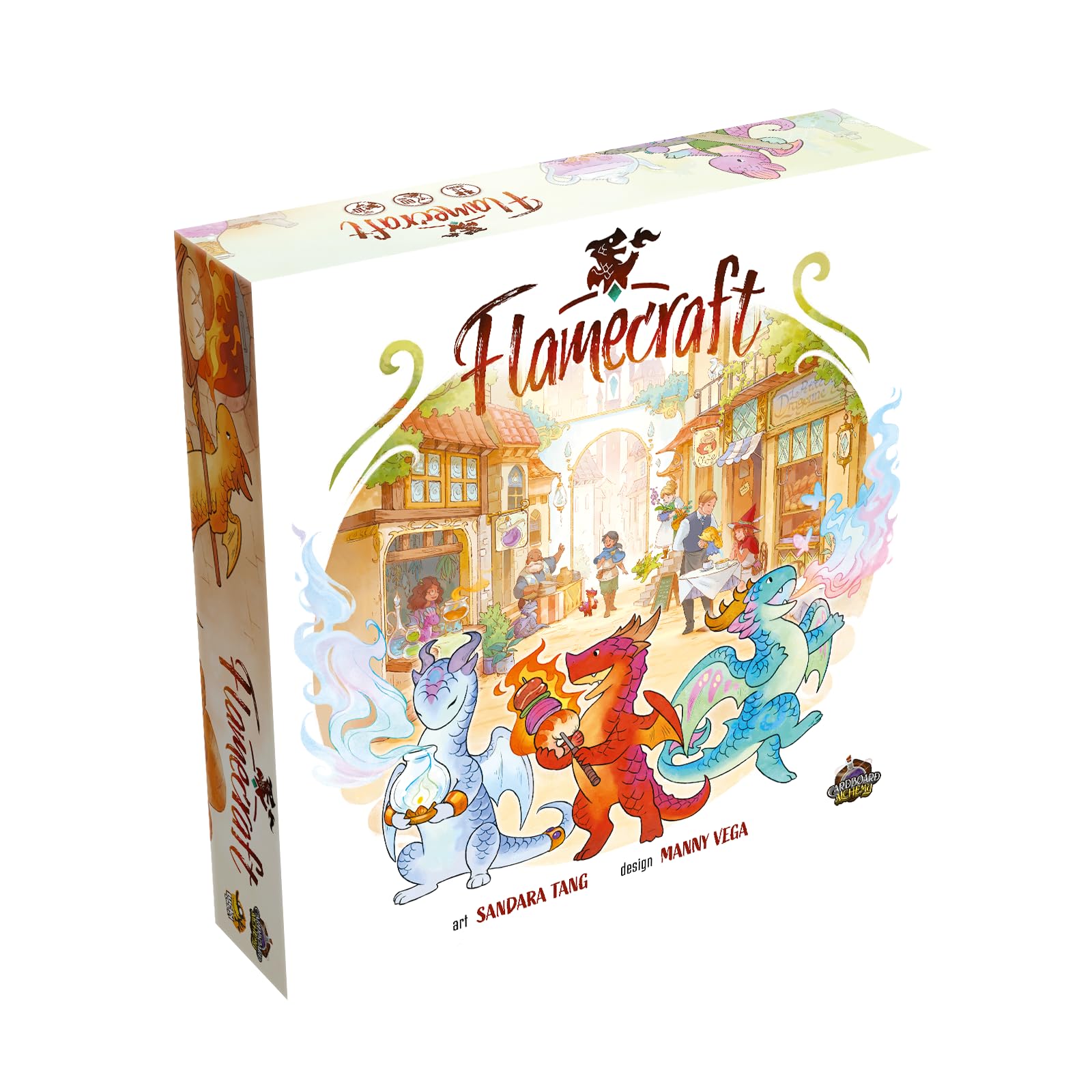 Lucky Duck Games Flamecraft Board Game | Strategy | 1-5 Players | 60 Min