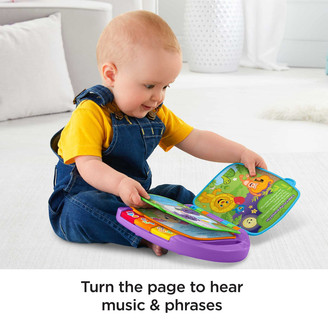 Fisher-Price Laugh & Learn Storybook Rhymes - Musical Light-Up Learning Toy for Babies 6M+