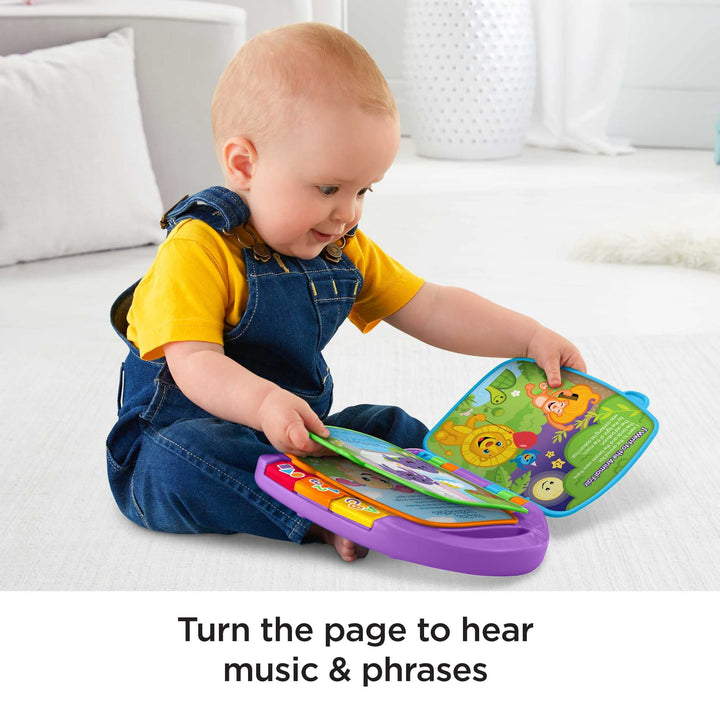 Fisher-Price Laugh & Learn Storybook Rhymes - Musical Light-Up Learning Toy for Babies 6M+