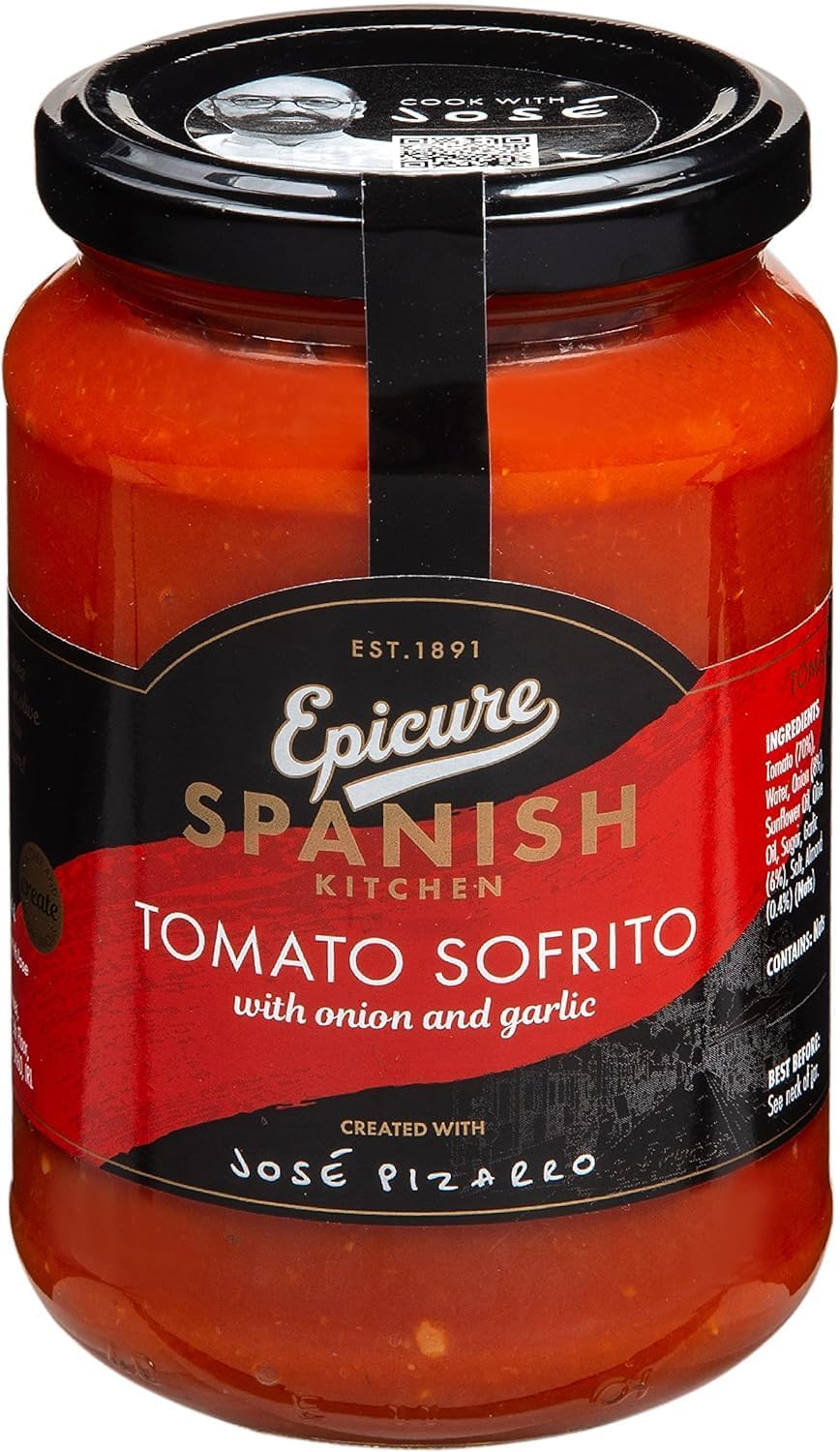 Epicure Spanish Kitchen with José Pizarro Tomato Sofrito Sauce - Authentic Richness | 350g 1