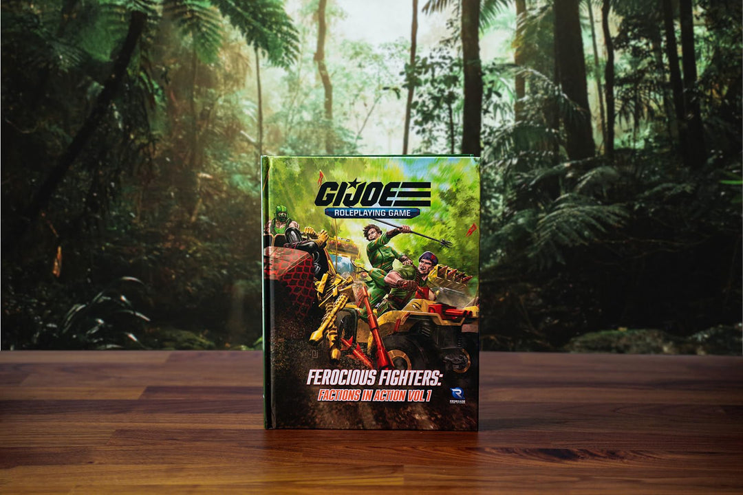 GI Joe RPG Ferocious Fighters Factions in Action HC (Hardcover Rulebook)