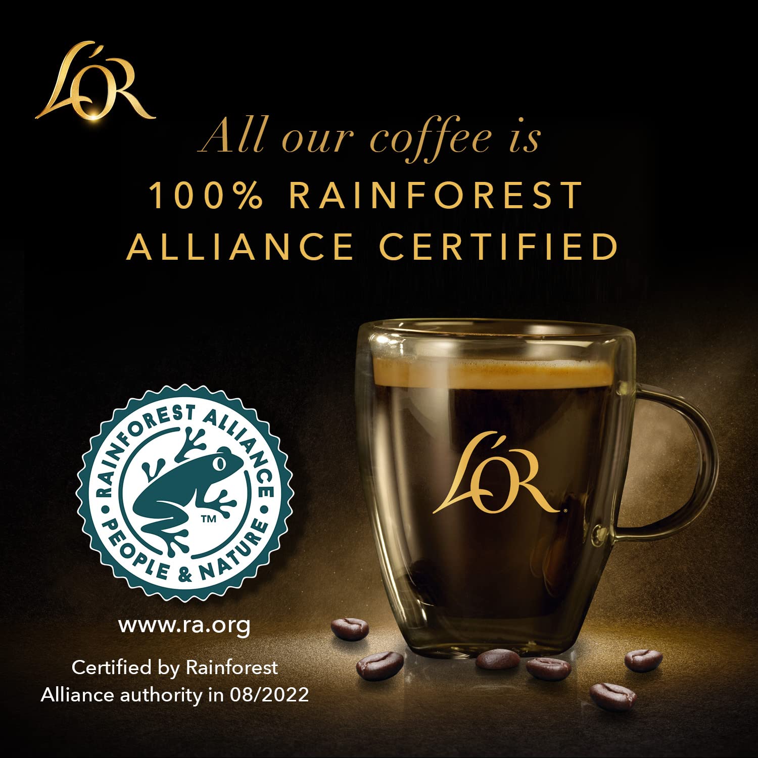 L'OR Espresso Ristretto Coffee Pods x10 Intensity 11 - Aluminum Capsules for Nespresso Machines 5