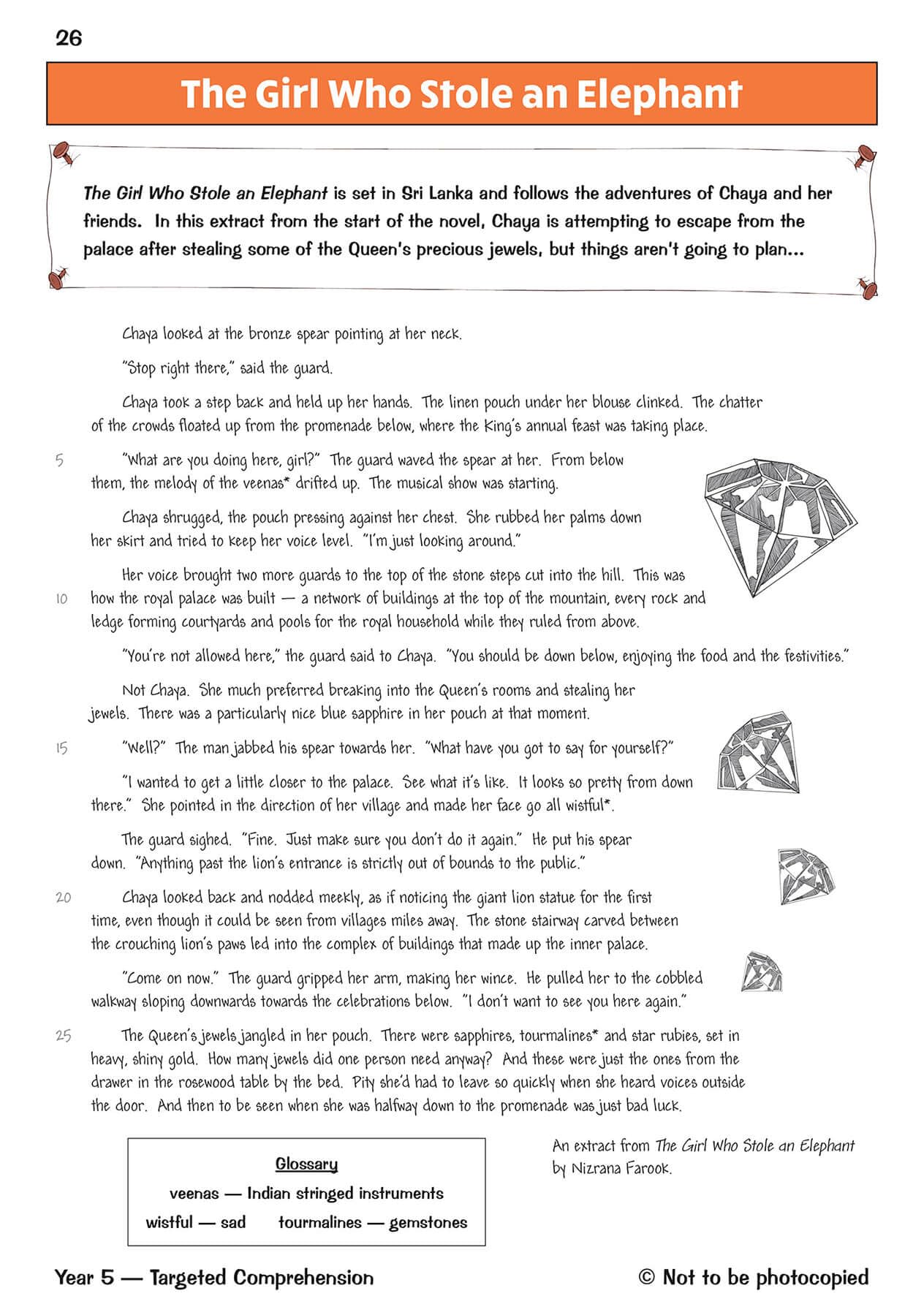 CGP New KS2 English Targeted Question Book: Year 5 Reading Comprehension Book 1 | Paperback | 33 Pages