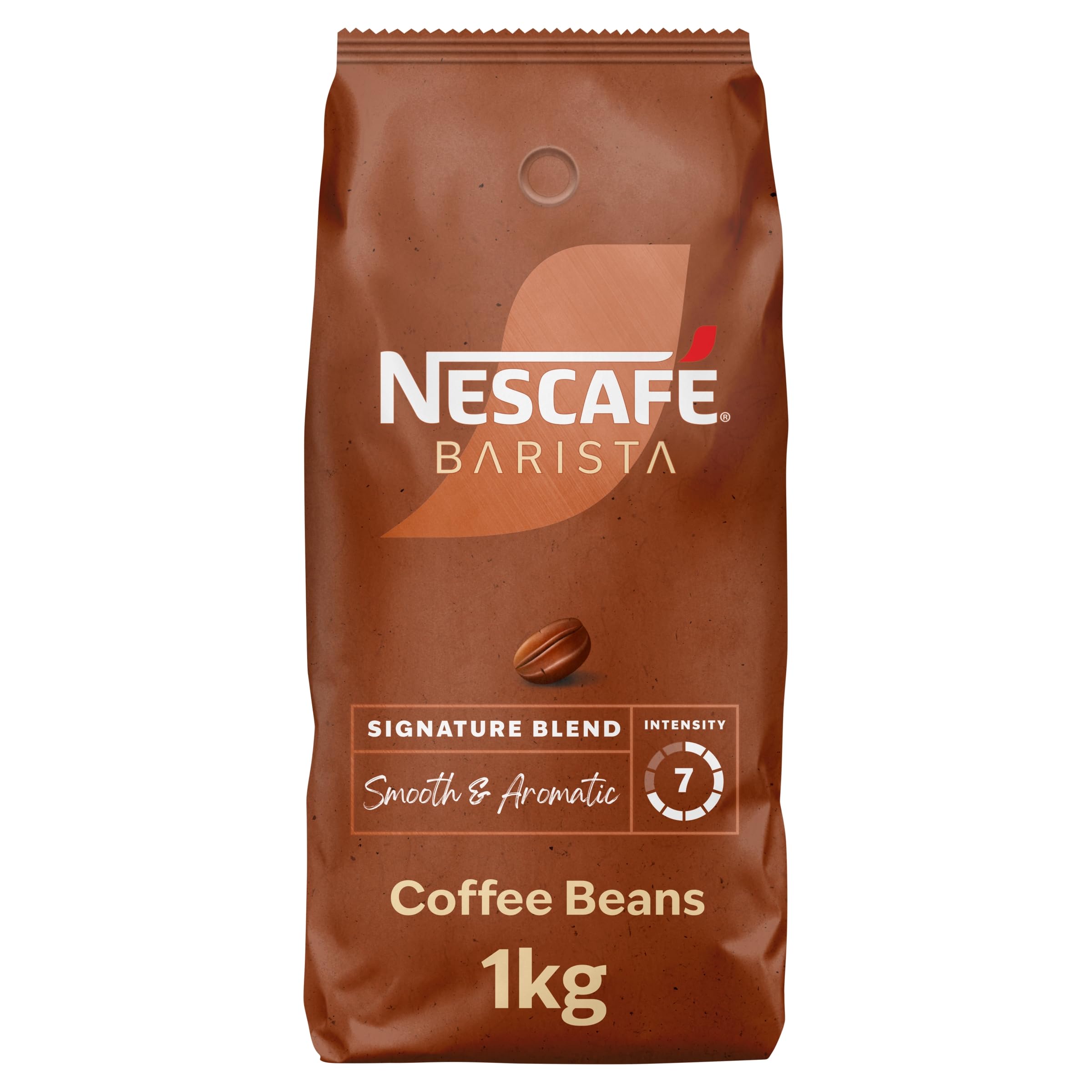 NESCAFÉ BARISTA Signature Blend Whole Coffee Beans, Medium Roast, 7/10 Intensity, 1kg