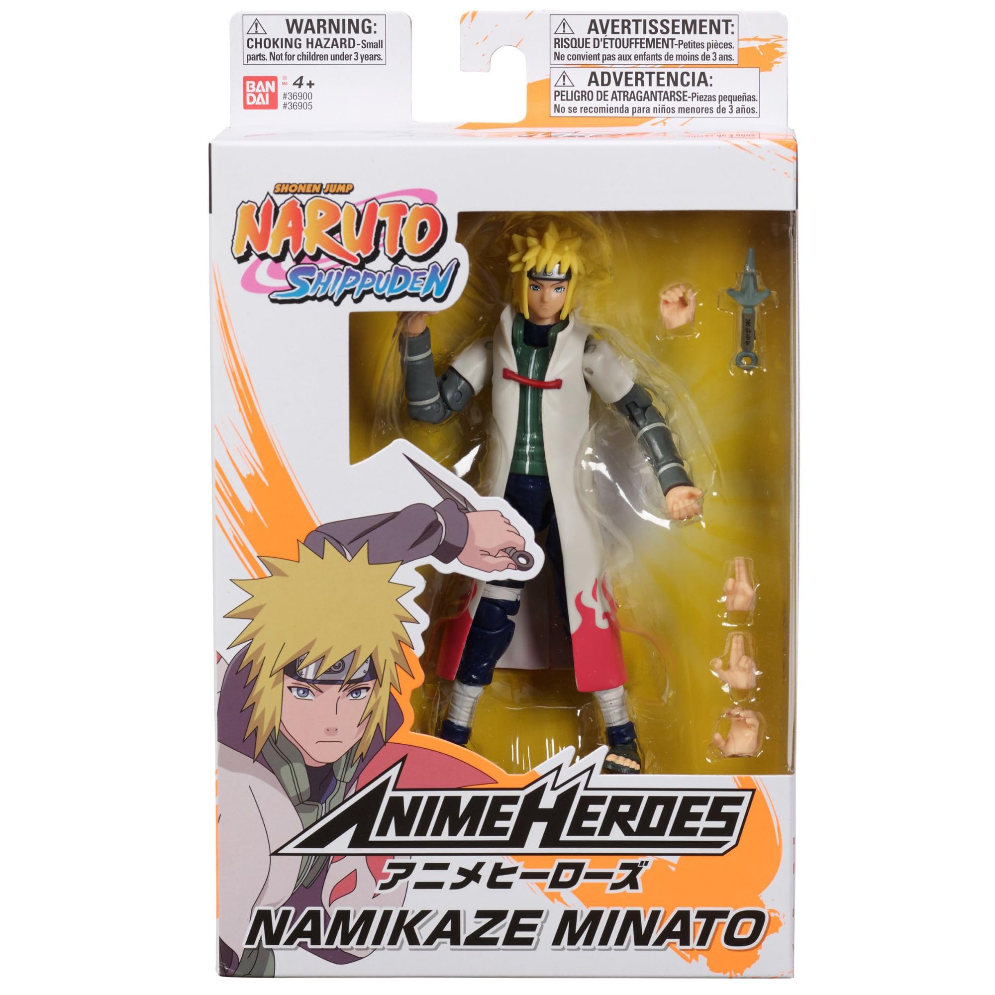 Bandai Anime Heroes Naruto Shippuden - Namikaze Minato Action Figure 12