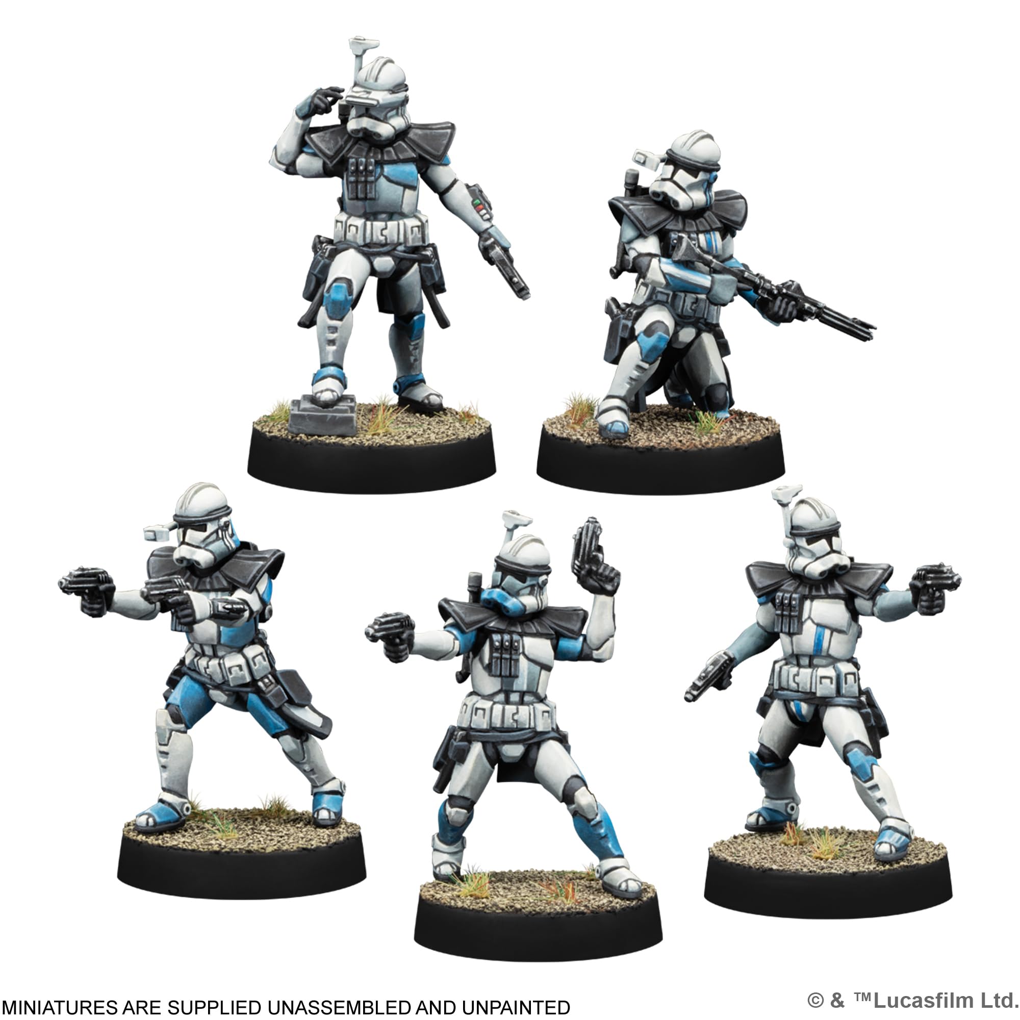 Asmodee Star Wars: Legion - Galactic Republic Starter Set Miniature Game 13