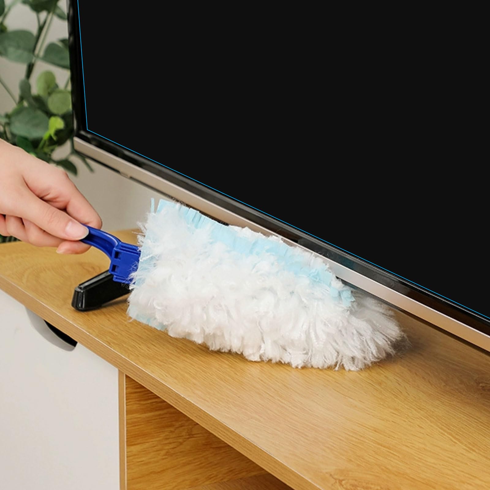 ASelected Fluffy Duster Refills 30 Pcs with 1 Handle - Reusable Cleaning Tool for Home 6