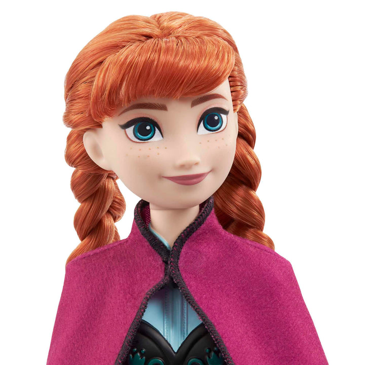 Mattel Disney Princess Dolls, Anna Posable Fashion Doll with Signature Clothing and Accessories, Disney's Frozen Movie Toys, HLW49