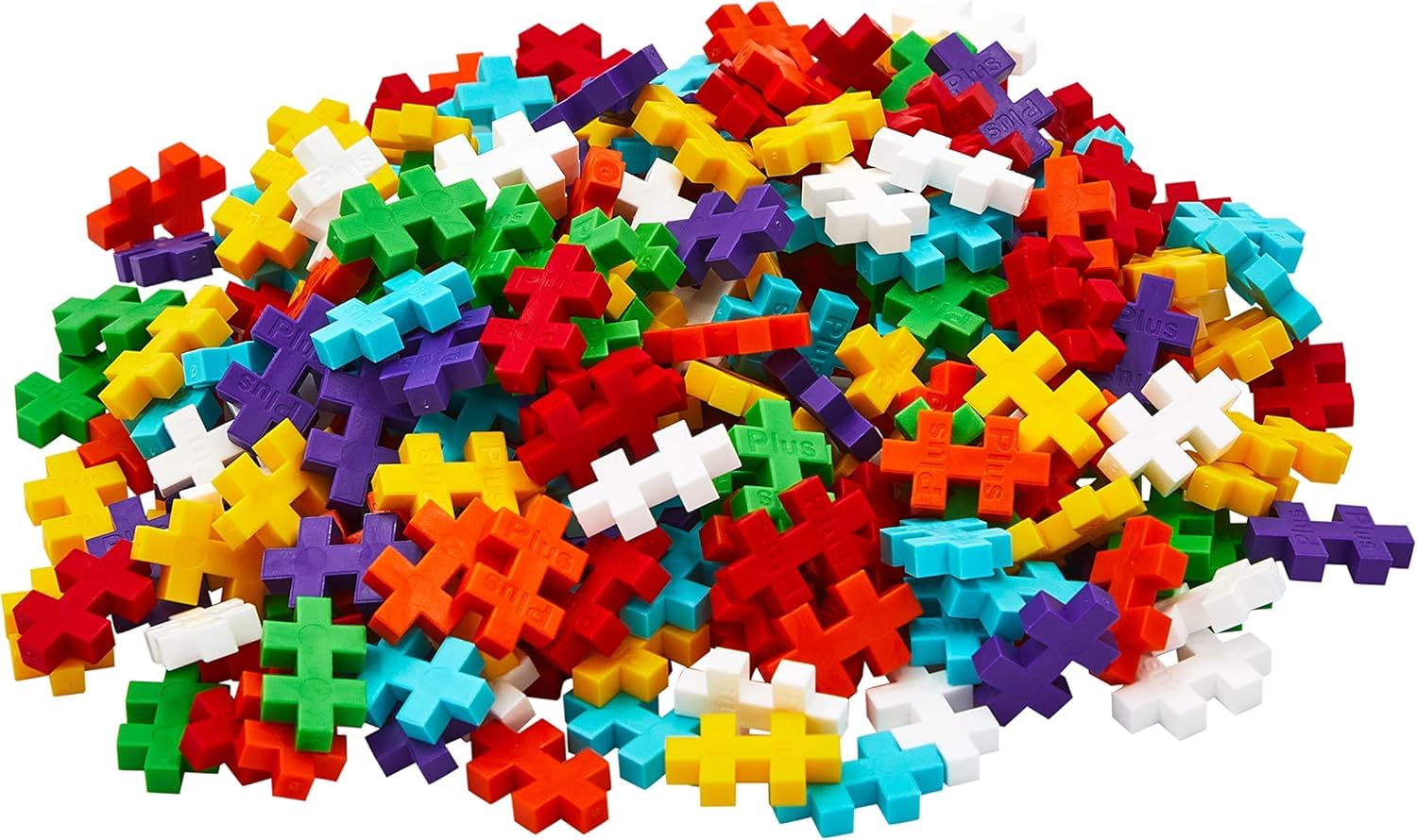 PLUS PLUS Building Blocks - 240 pc Creative Learning & STEM Set | Rainbow Color | Ages 5+ 5