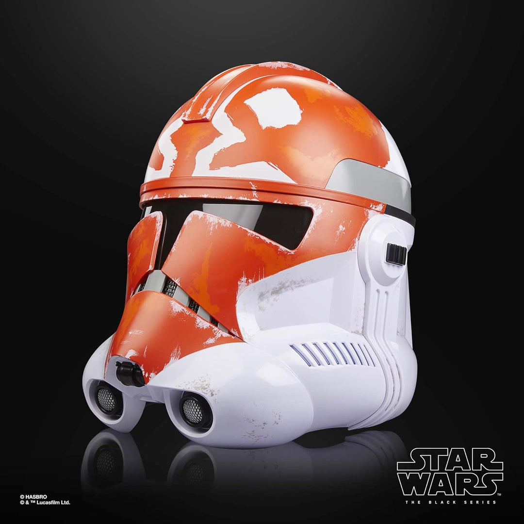 Star Wars The Black Series 332nd Ahsoka’s Clone Trooper Premium Electronic Helmet – Full-Scale Roleplay Helmet with Voice Distortion Technology