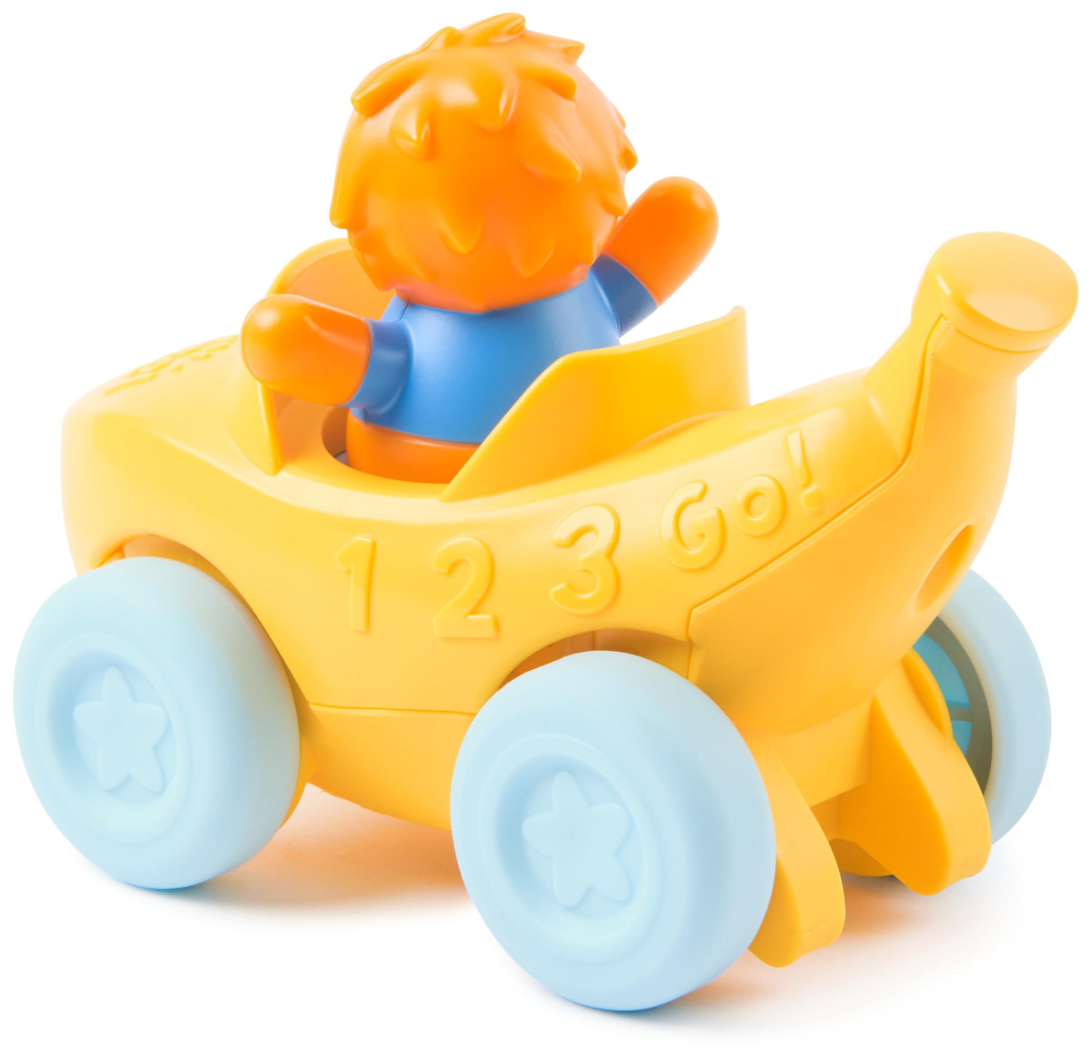 Ms. Rachel Herbie’s 1-2-3 Roll! Vehicle with Click-in Figure | Pull Back & Go | Ages 12+ Months 4