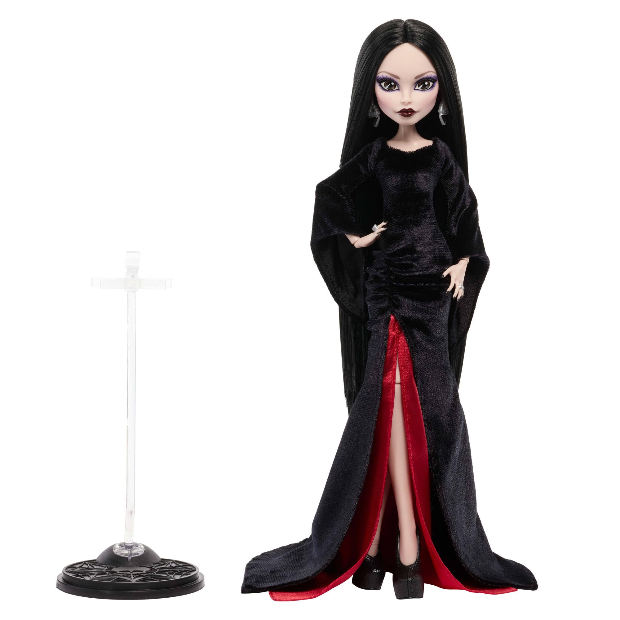 Monster High x Wednesday Morticia Addams Collectible Doll | 11.22 inches | Ages 72-120 Months