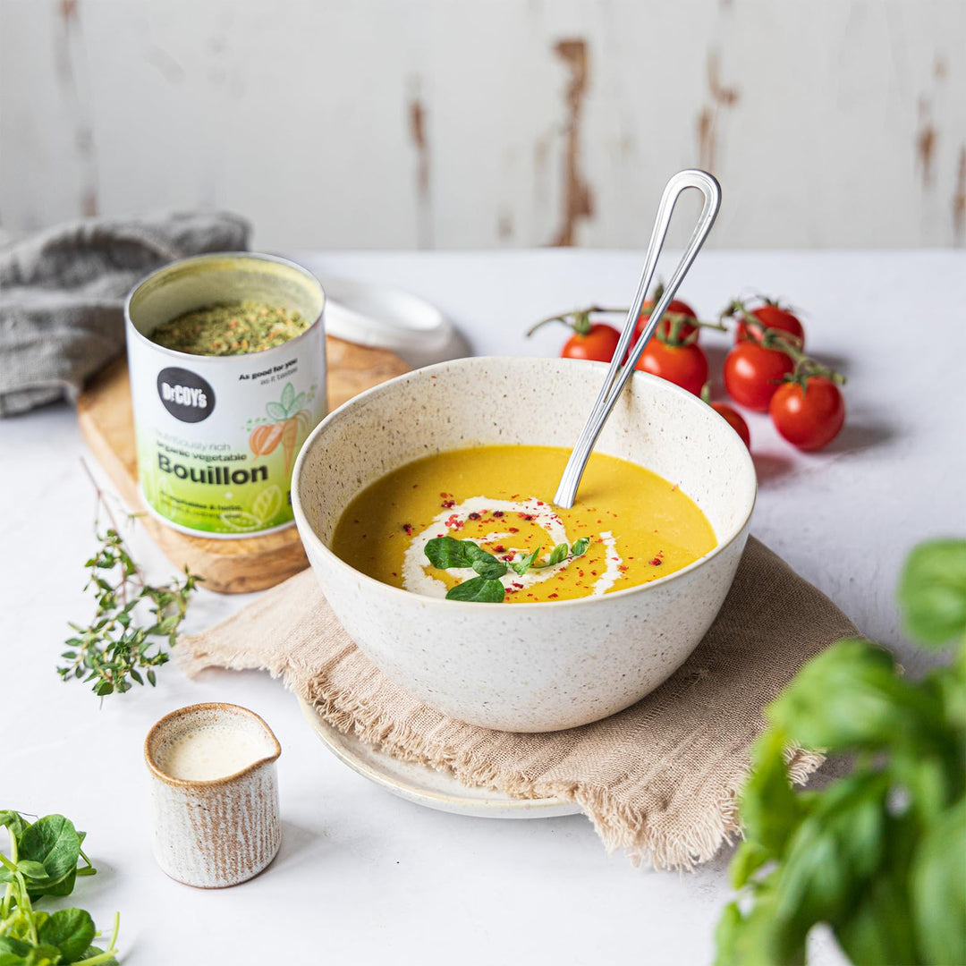 Dr. Coy's Organic Vegetable Bouillon Powder 150g - Vegan, Gluten-Free Broth