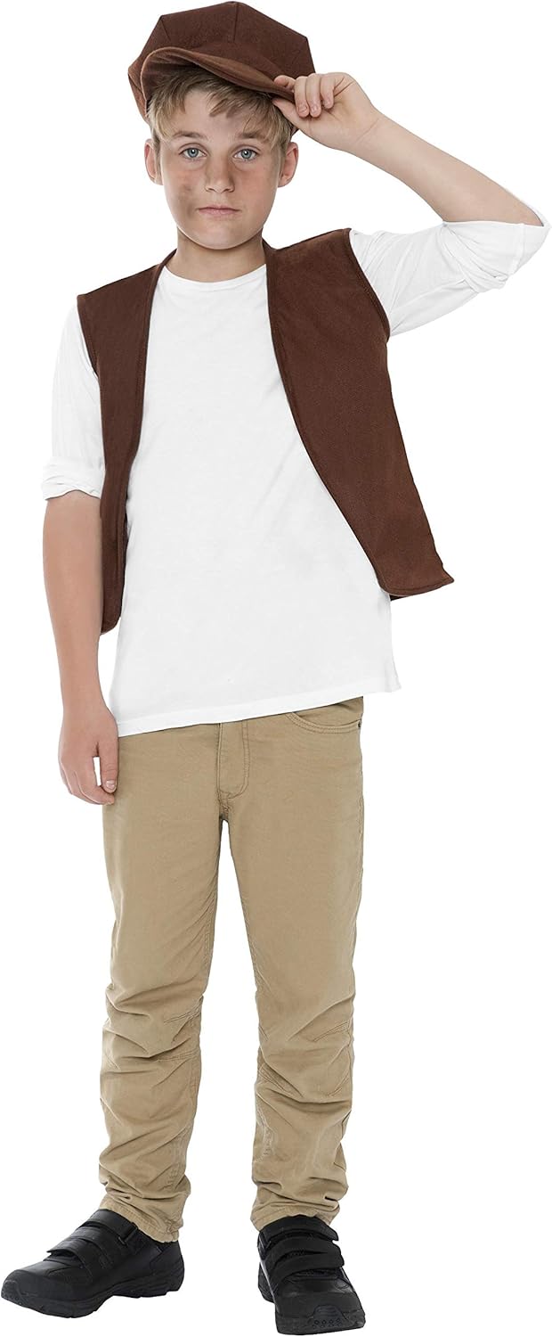 Smiffys Victorian Urchin Set - Fancy Dress Playset for Kids