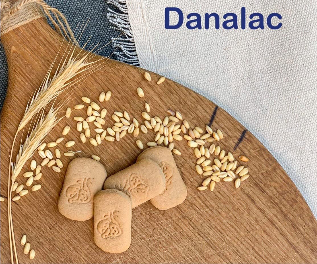 Danalac Cocoa Baby Biscuits 120g - Finger Food Snack for Toddlers 6+ Months