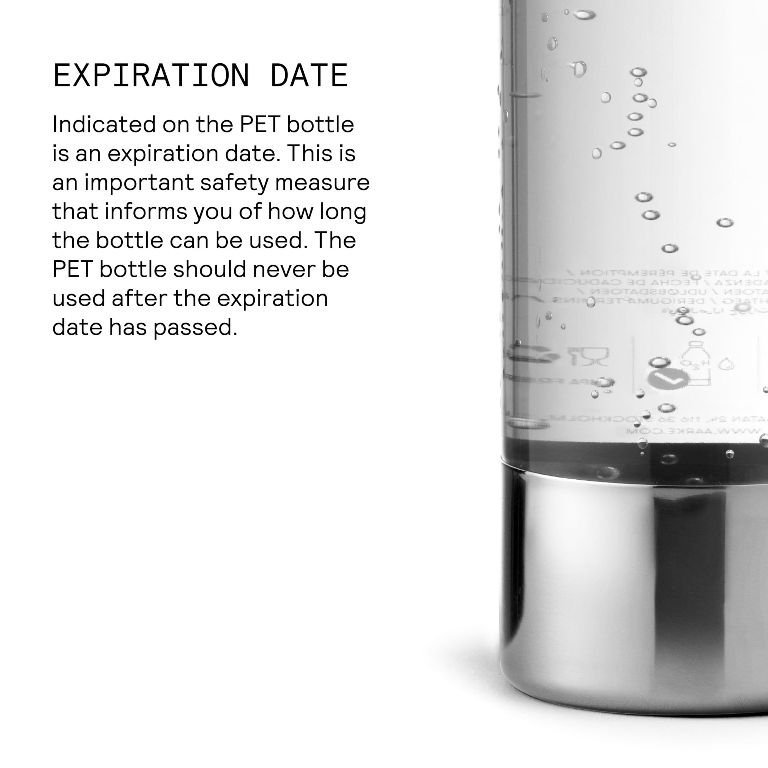 aarke 2-Pack PET Bottles for Carbonator 3 & II - 800ml Capacity | BPA-Free