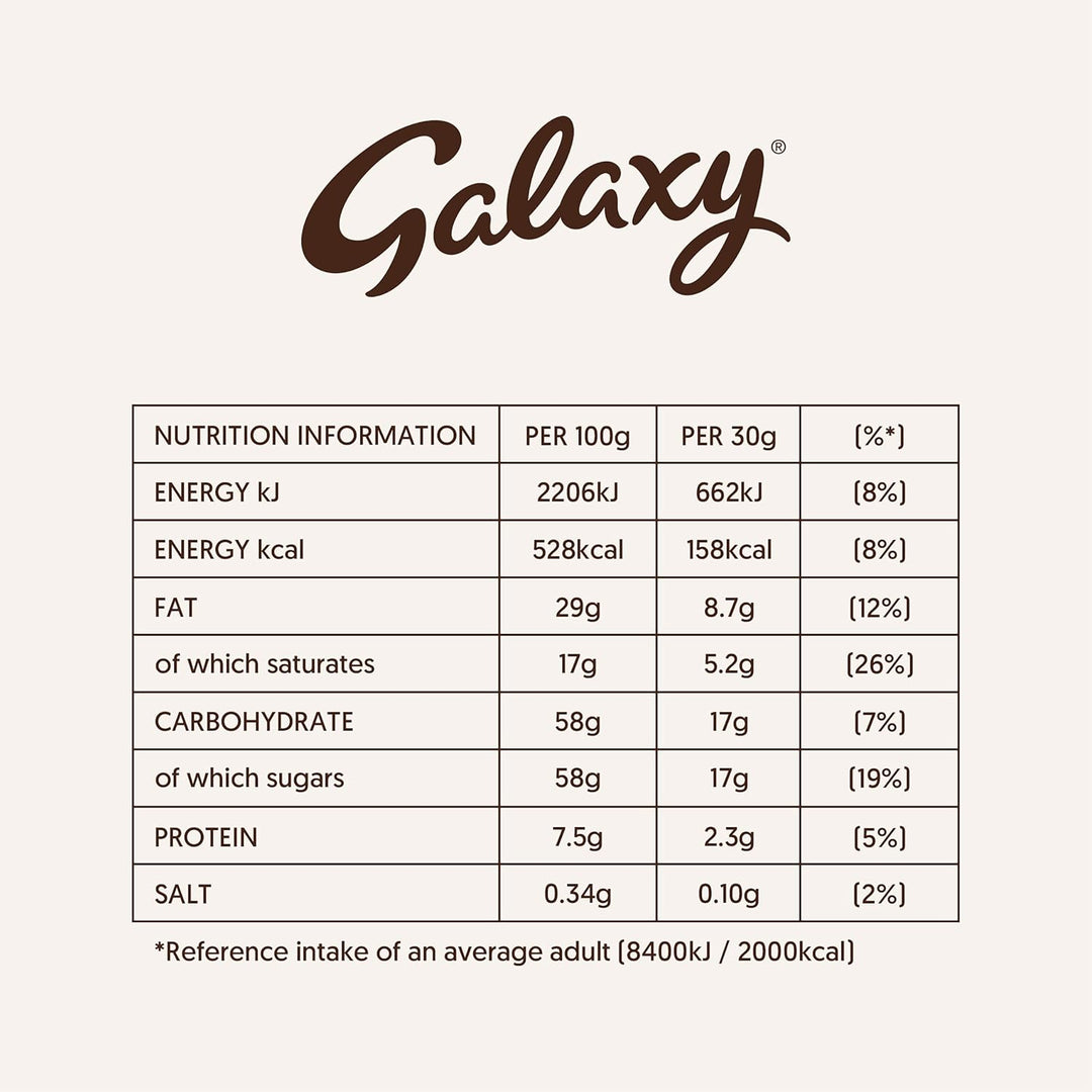 Galaxy Ripple Milk Chocolate Multipack 4 x 30g