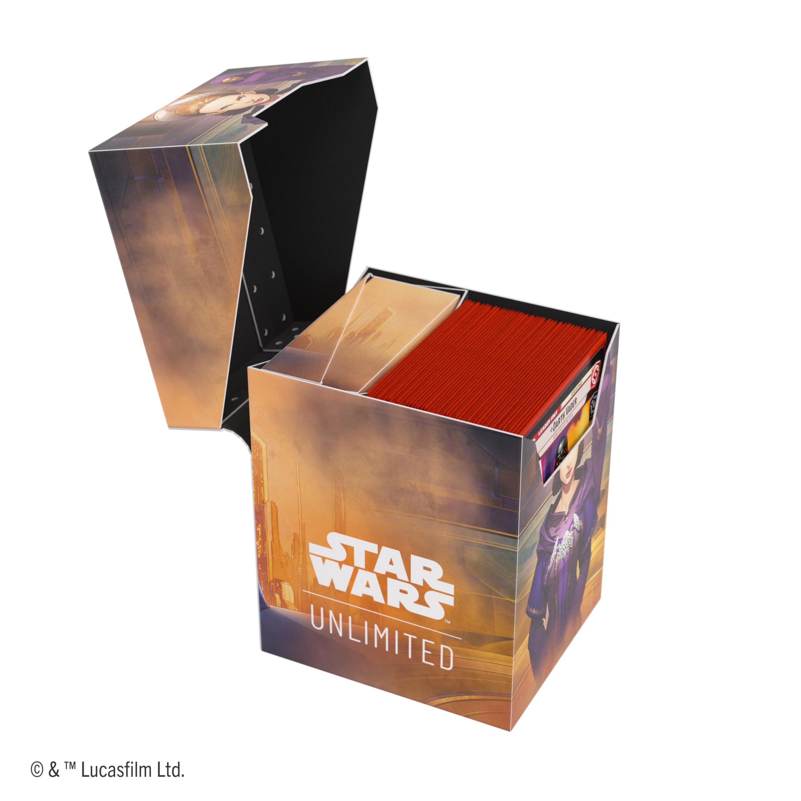 Gamegenic Star Wars: Unlimited Soft Crate - Palpatine/Padme | Trading Card Deck Box 8