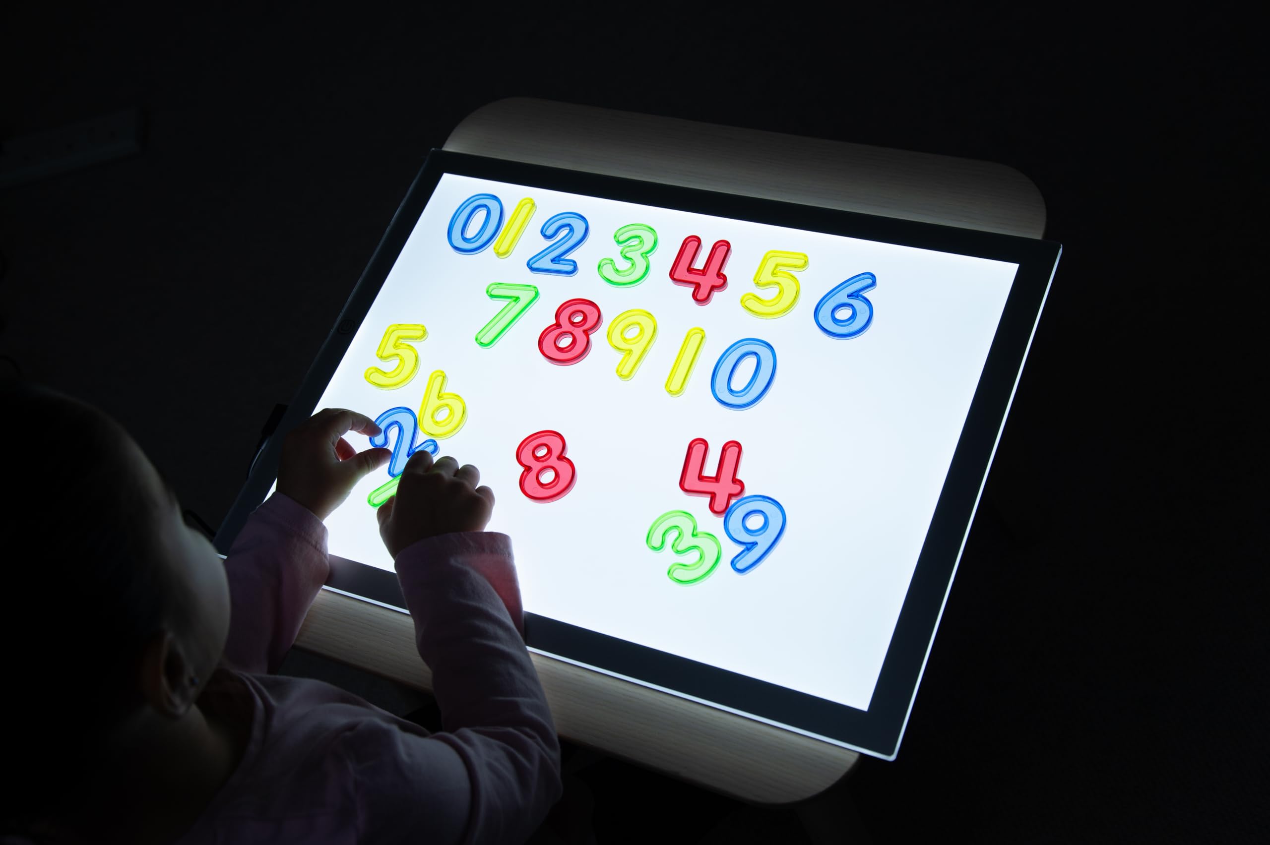 tickit 73141 Translucent Numbers - Colourful Acrylic Set for Light Box & Sensory Play | Ages 3+ 3