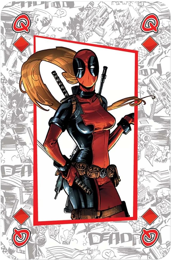 Waddingtons Number 1 Deadpool Playing Card Game – 54-Card Deck with Lady Deadpool, Kidpool & Dogpool 4