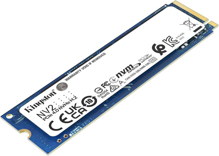 Kingston NV2 NVMe PCIe 4.0 SSD 500GB M.2 2280 - High-Performance Internal Solid State Drive for Laptops and Small Form Factor PCs