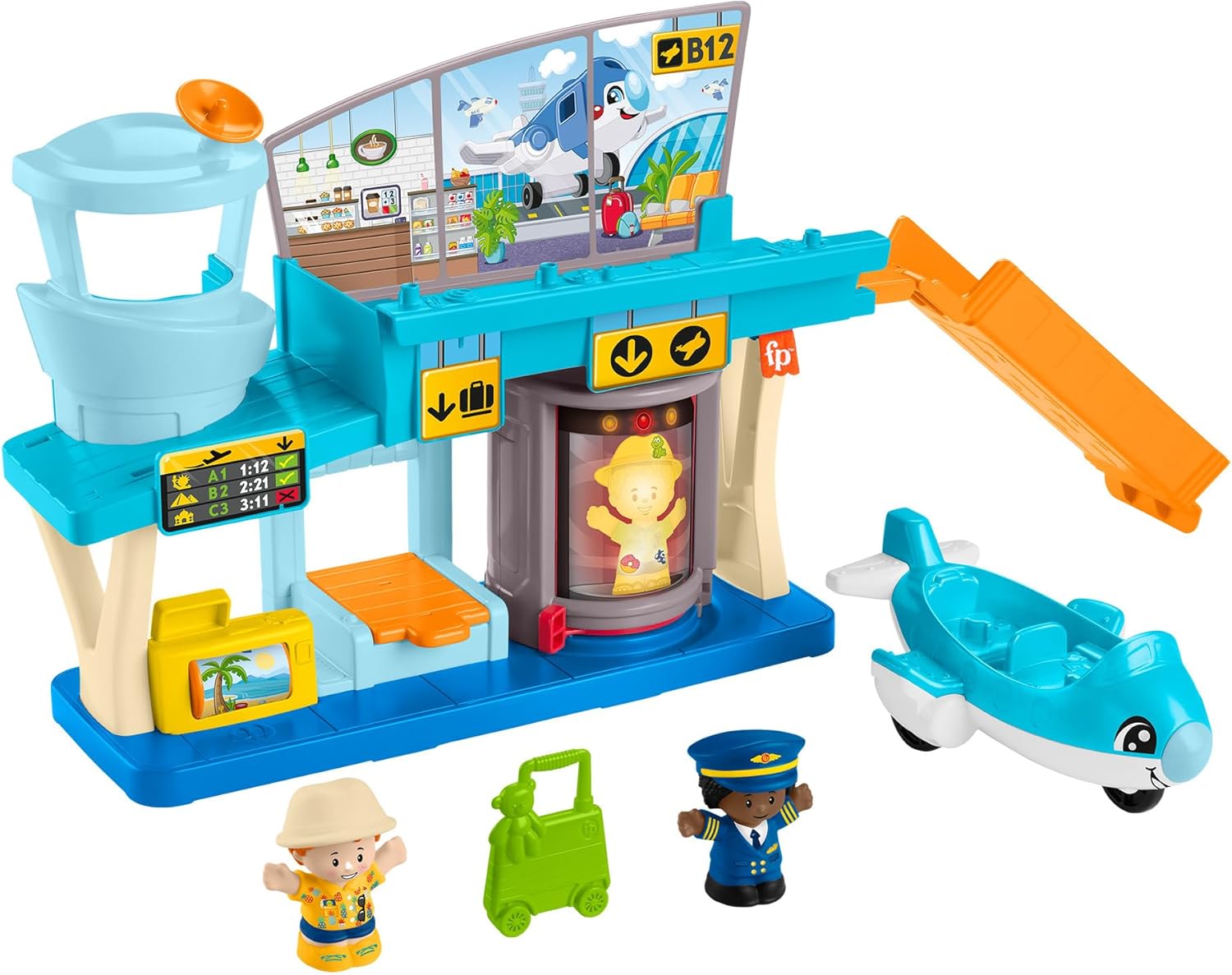Fisher-Price Little People Airport Playset - Pretend Play for Toddlers 1-5 Years 1