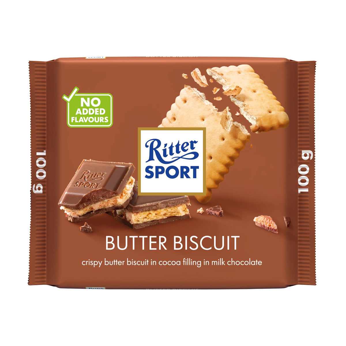 Ritter Sport Butter Biscuit Milk Chocolate - 100g Sharing Bar