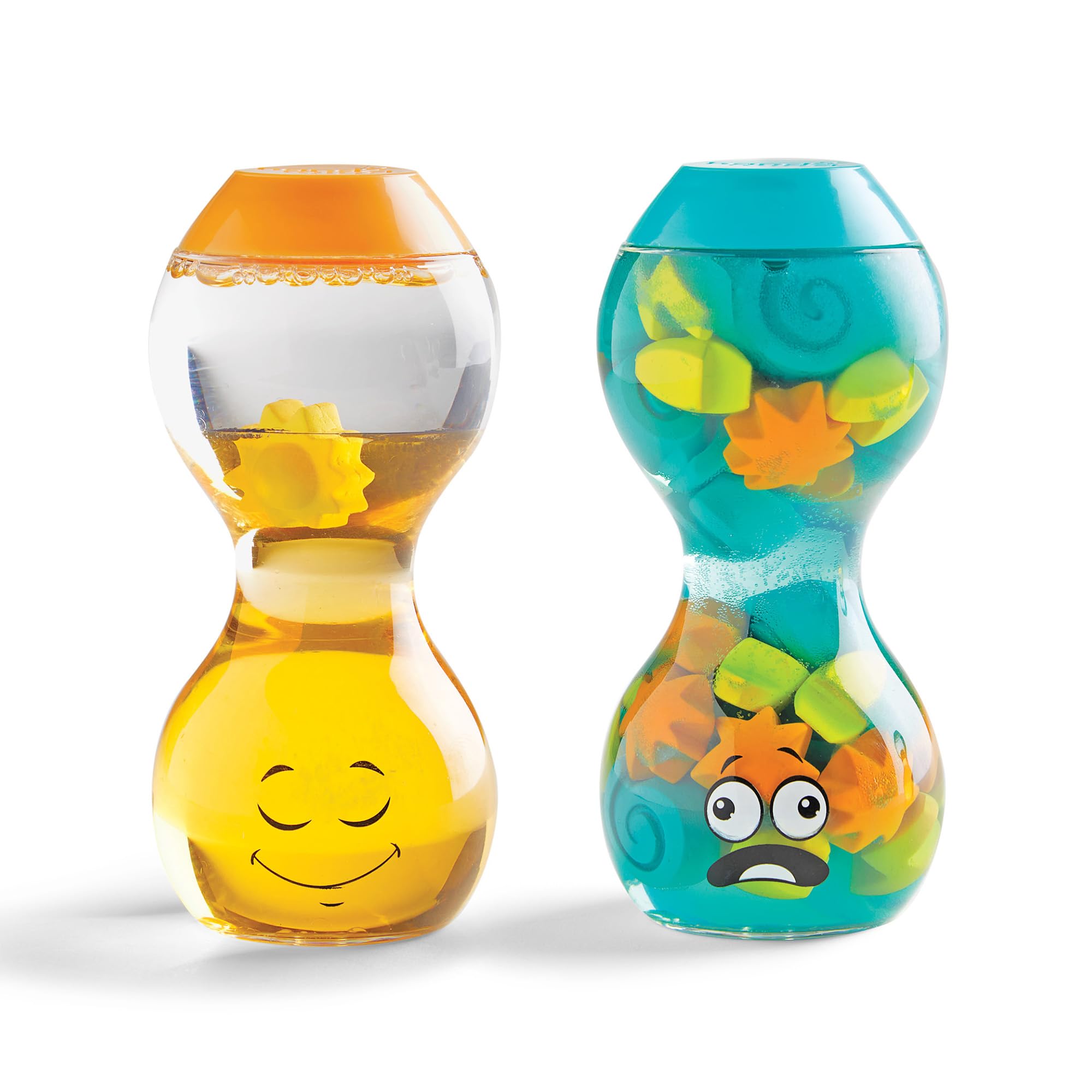 Learning Resources Express Your Feelings Sensory Bottles - Calm & Overwhelmed, Ages 3-7 8