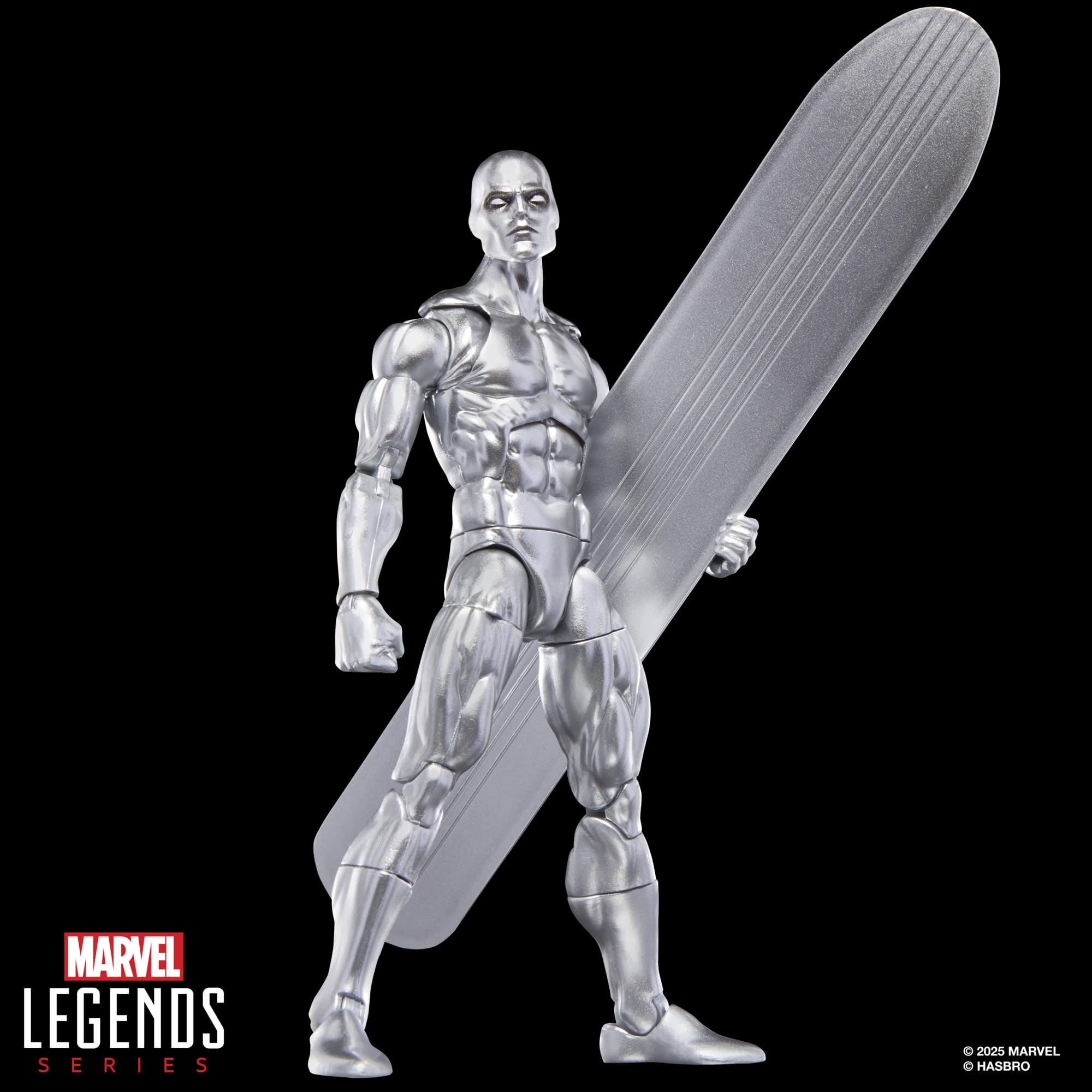 Marvel Legends Series Silver Surfer Action Figure - 6-Inch Collectible with Comic-Inspired Design 6