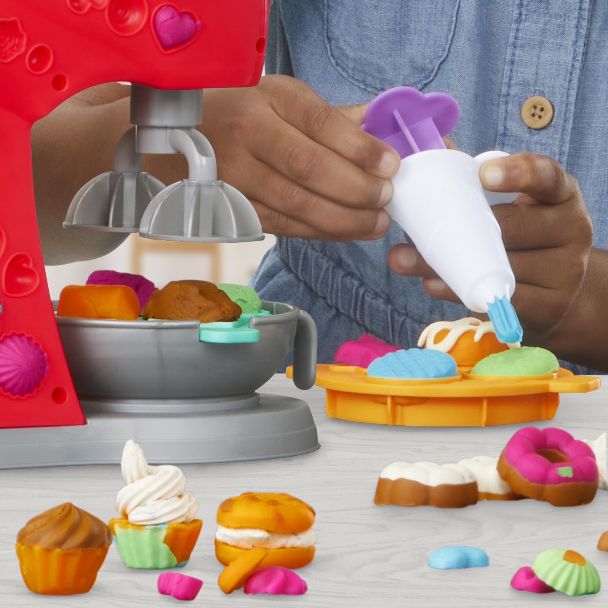 Play-Doh Kitchen Creations Magical Mixer Playset - Ages 3+ | Includes 5 Cans 8