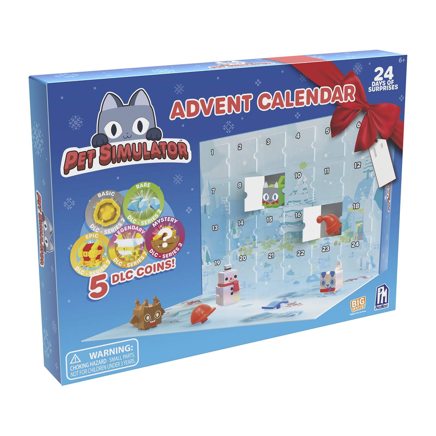 Pet Simulator Series 2 Advent Calendar - 24 Days of Exclusive Pet Figures & DLC Codes