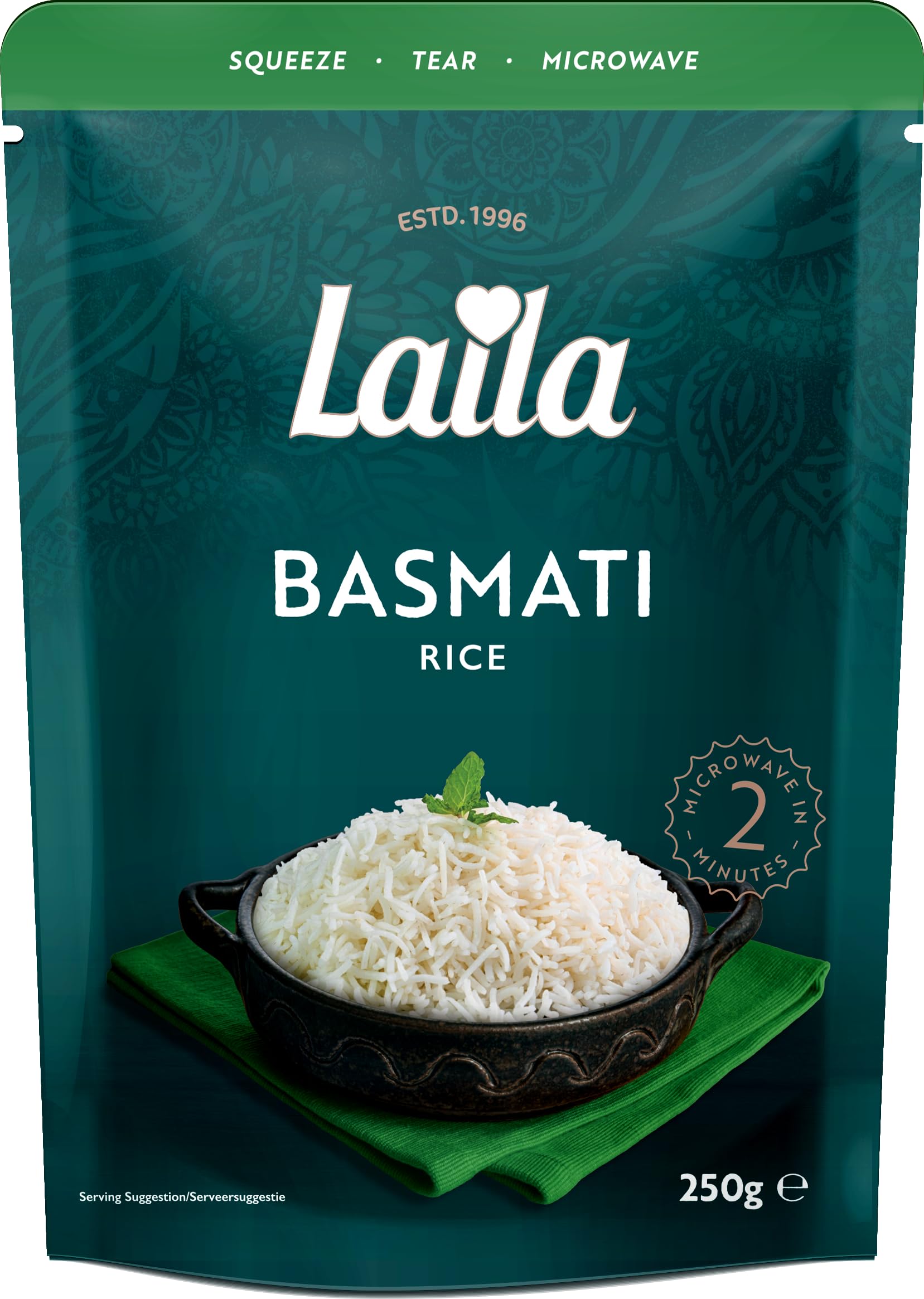 Laila Basmati Microwave Rice, 250g