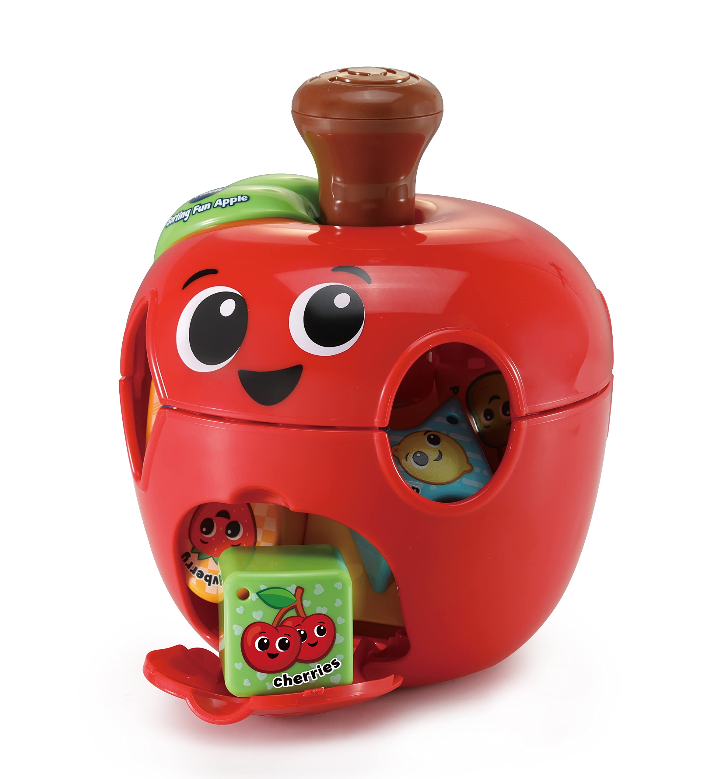 VTech Sorting Fun Apple Shape Sorter - Educational Toy for Ages 1-3 | 10 Shapes