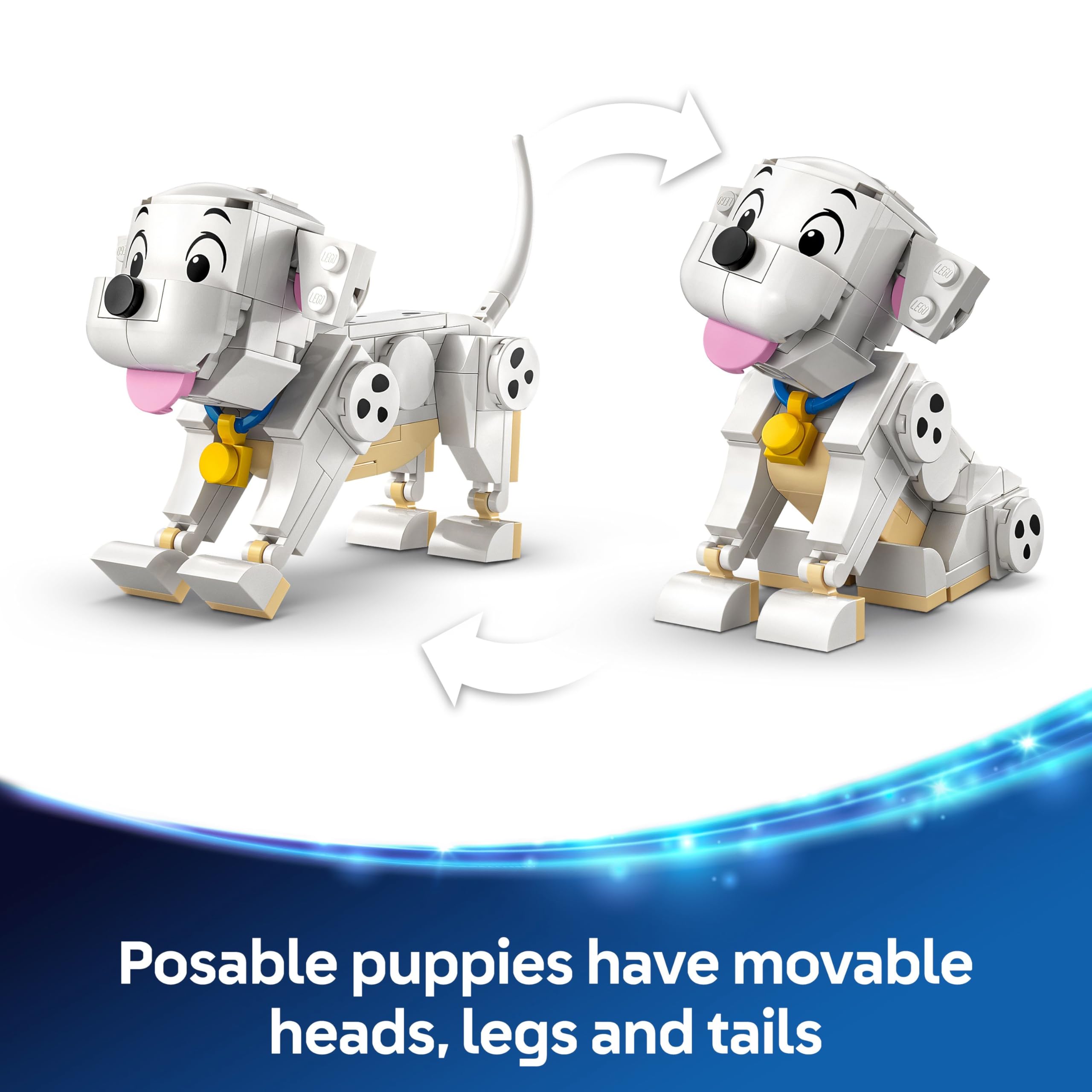 LEGO ǀ Disney Lucky & Penny 101 Dalmatians Puppies Building Toy - Play & Display for Ages 6+ 5