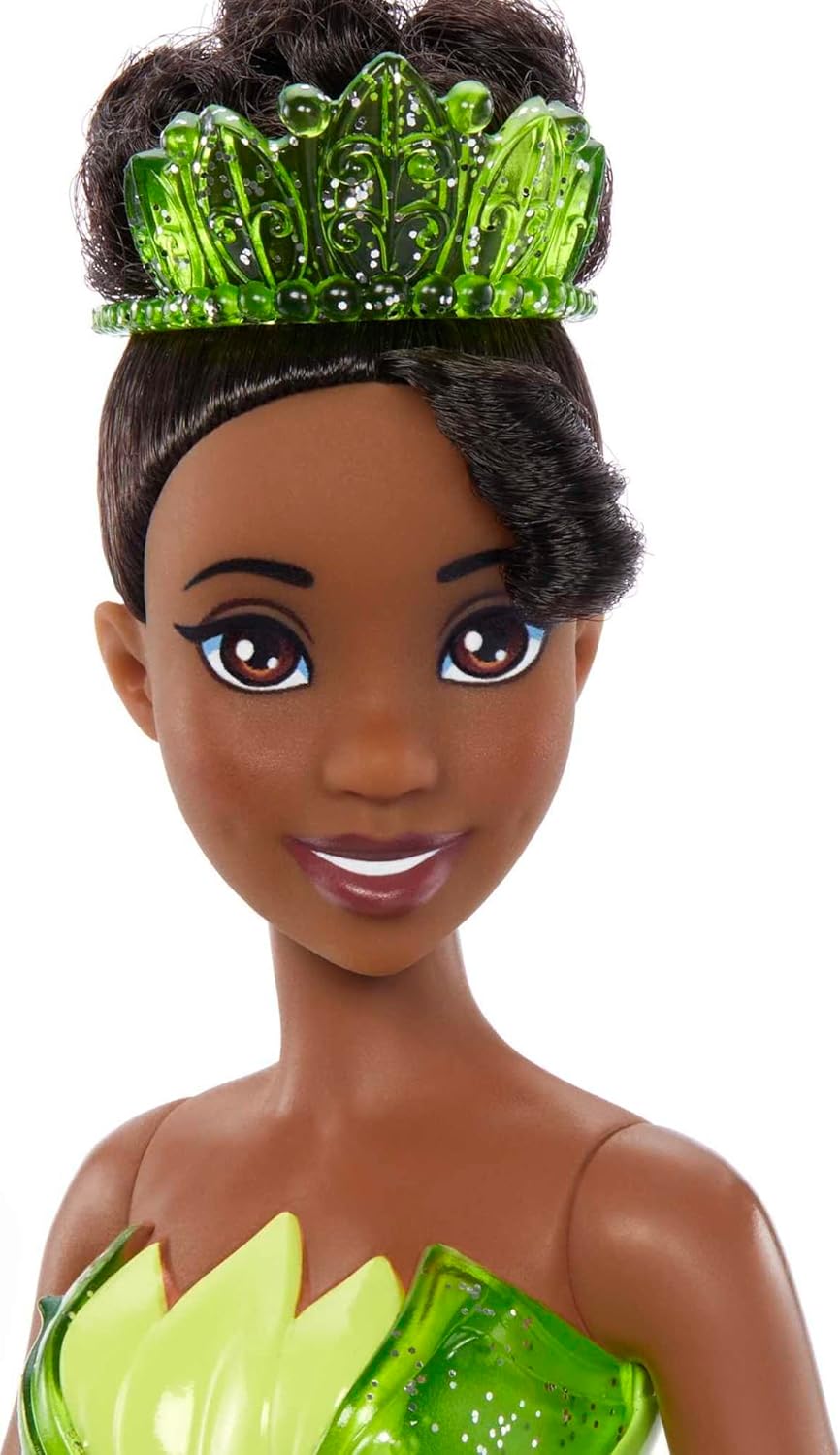Disney Princess Tiana Posable Fashion Doll - Sparkling Movie-Inspired Outfit, Ages 3+