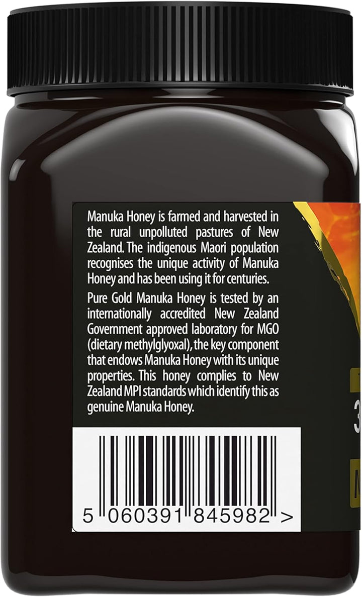 Pure Gold Manuka Honey 300+ MGO Certified 500g