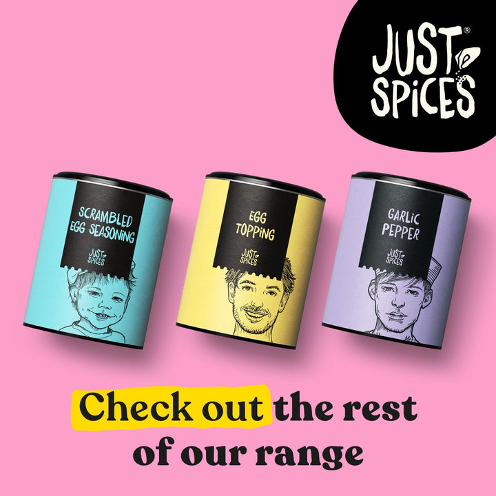 Just Spices Scrambled Egg Seasoning, 47g – Natural Herb & Spice Blend for Eggs and Tofu