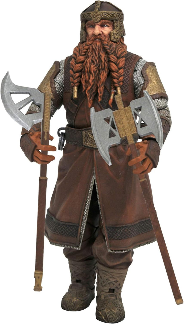 Lord of the Rings Gimli Action Figure - 7-Inch Collectible with 16 Points of Articulation, Ages 14+